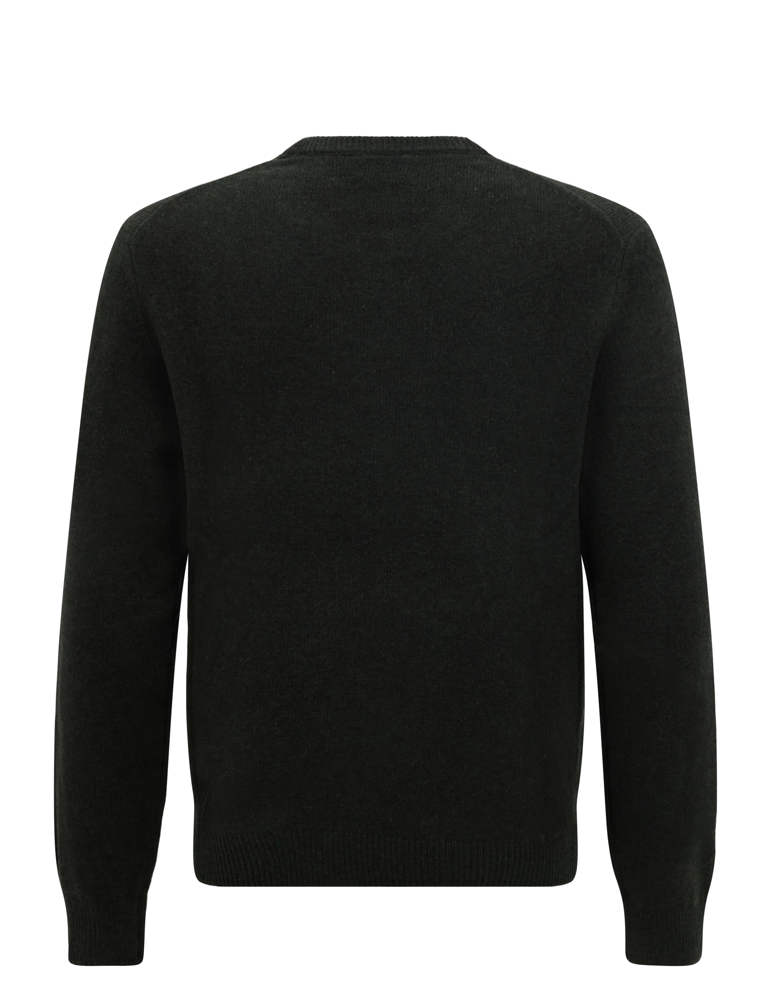 Hackett London - LAMBSWOOL CREW - Ümara kaelusega - hunter green - 1
