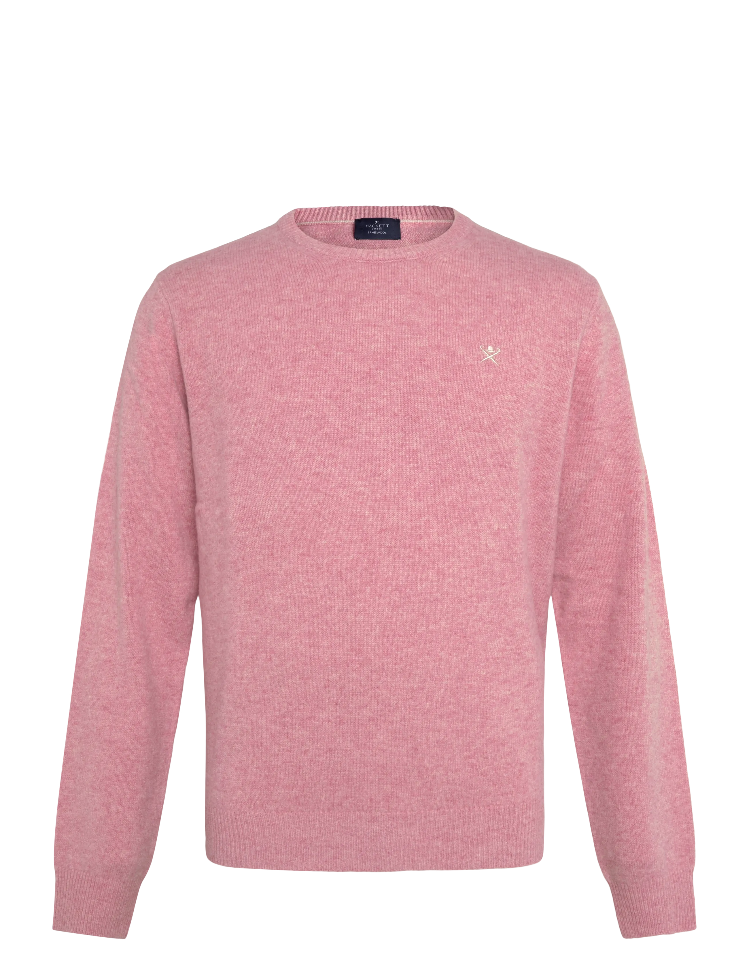 Hackett London LAMBSWOOL CREW - Hackett - OLD ROSE PINK / pink/rose
