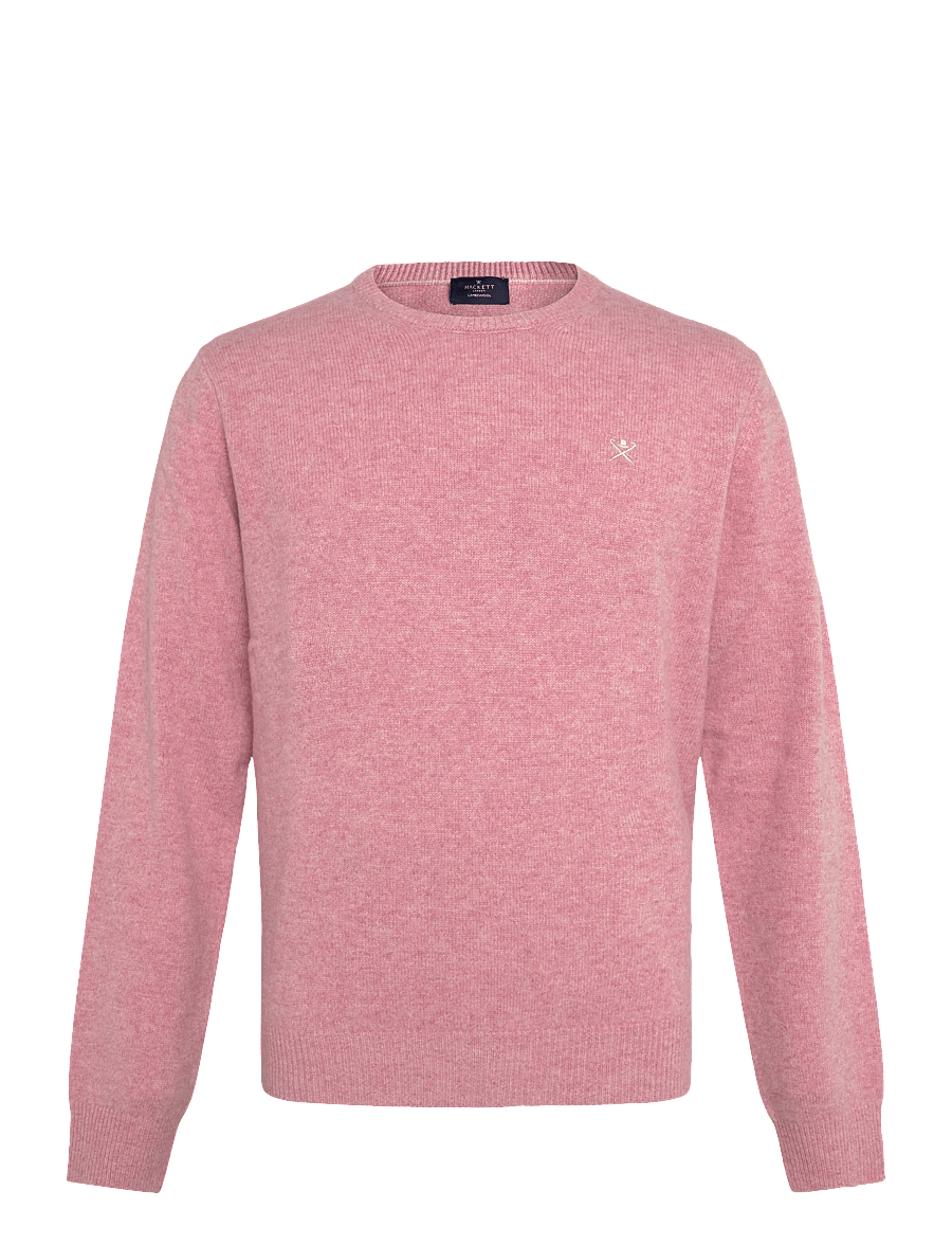 Hackett London - LAMBSWOOL CREW - rundhalsad - old rose pink - 0