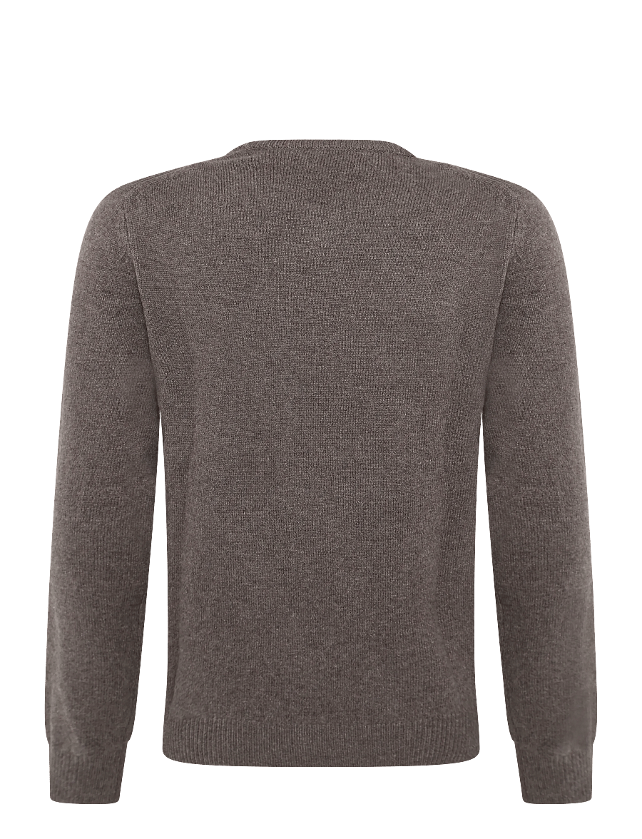 Hackett London - LAMBSWOOL CREW - Ümara kaelusega - putty beige - 1
