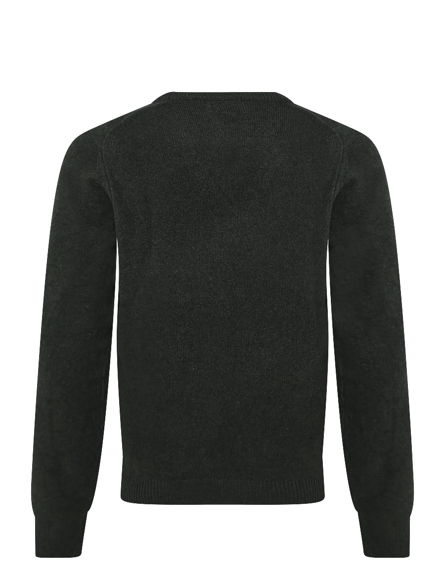 Hackett London - LAMBSWOOL V NECK - v-ringat - hunter green - 1
