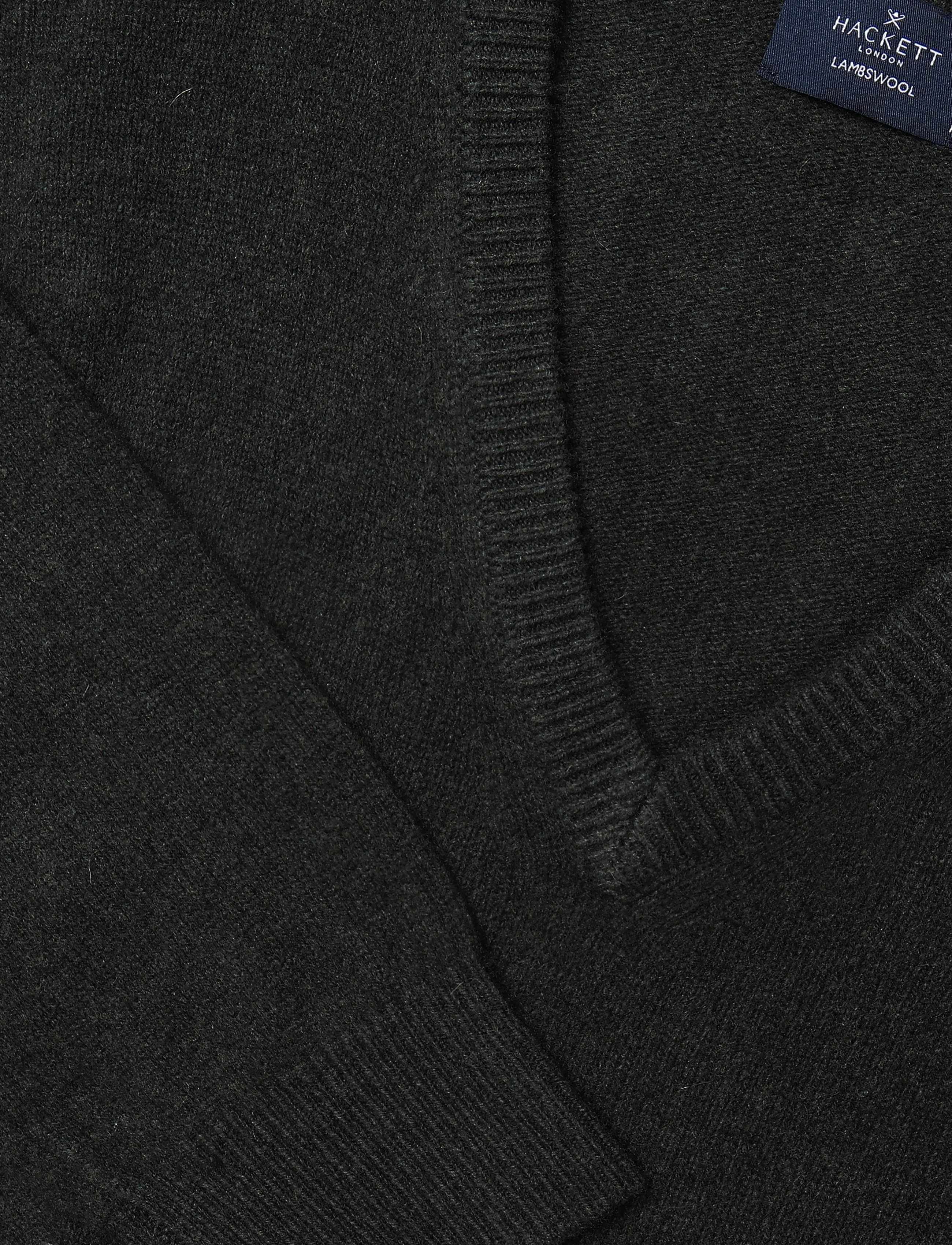 Hackett London - LAMBSWOOL V NECK - v-ringat - hunter green - 2