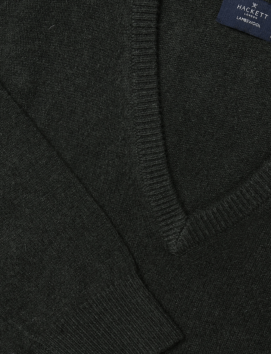 Hackett London - LAMBSWOOL V NECK - v-ringat - hunter green - 2