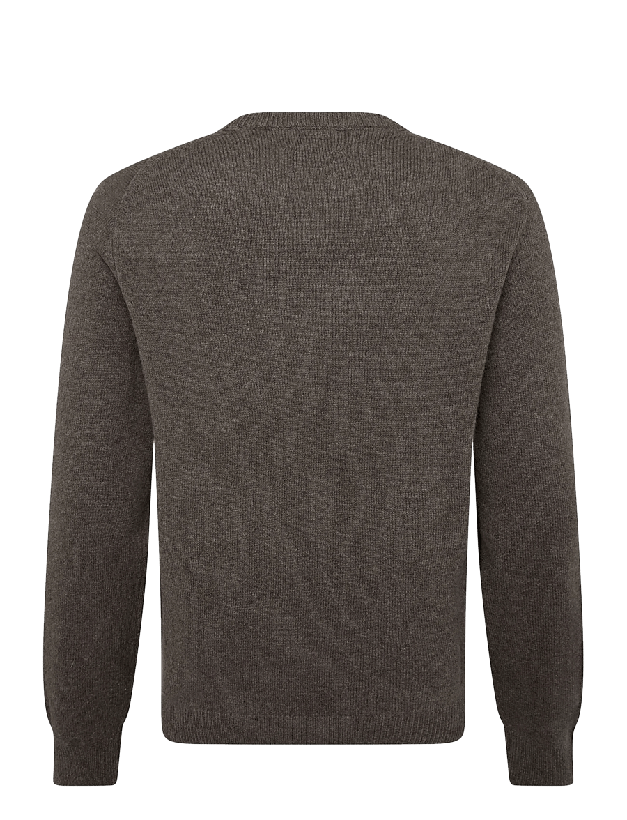 Hackett London - LAMBSWOOL V NECK - v-ringat - putty beige - 1