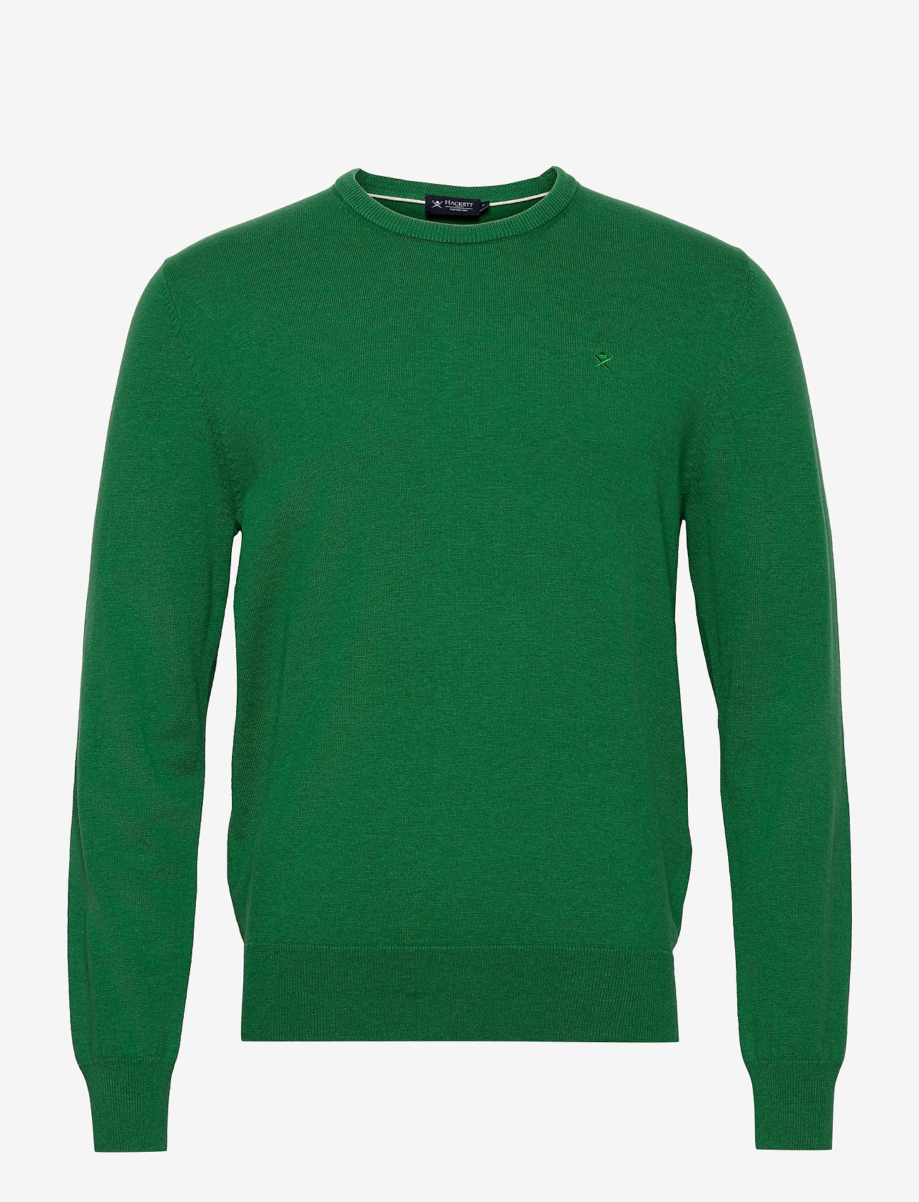 COTTON SILK CREW - MEADOW GREEN