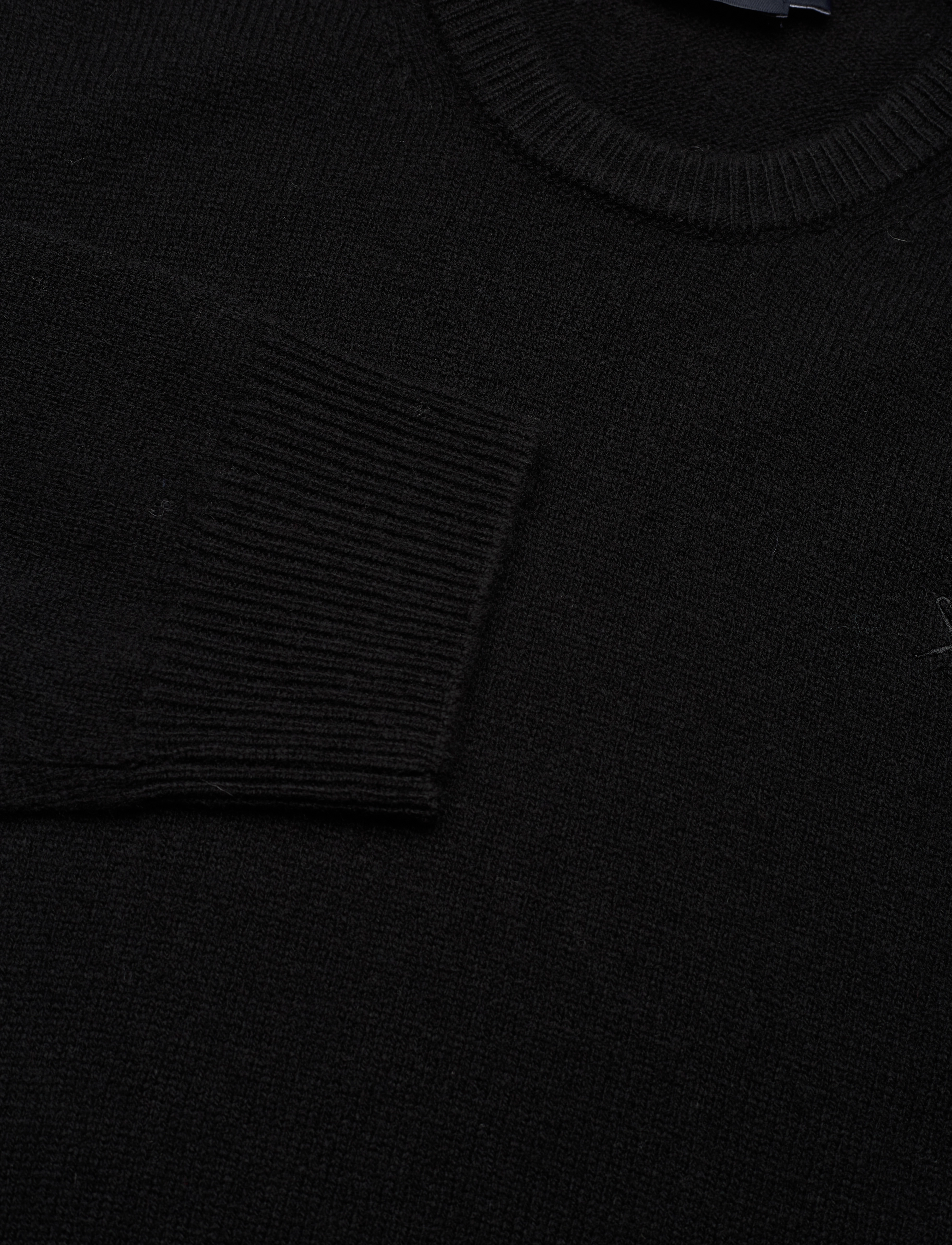 Hackett London - LAMBSWOOL CREW - black - 1