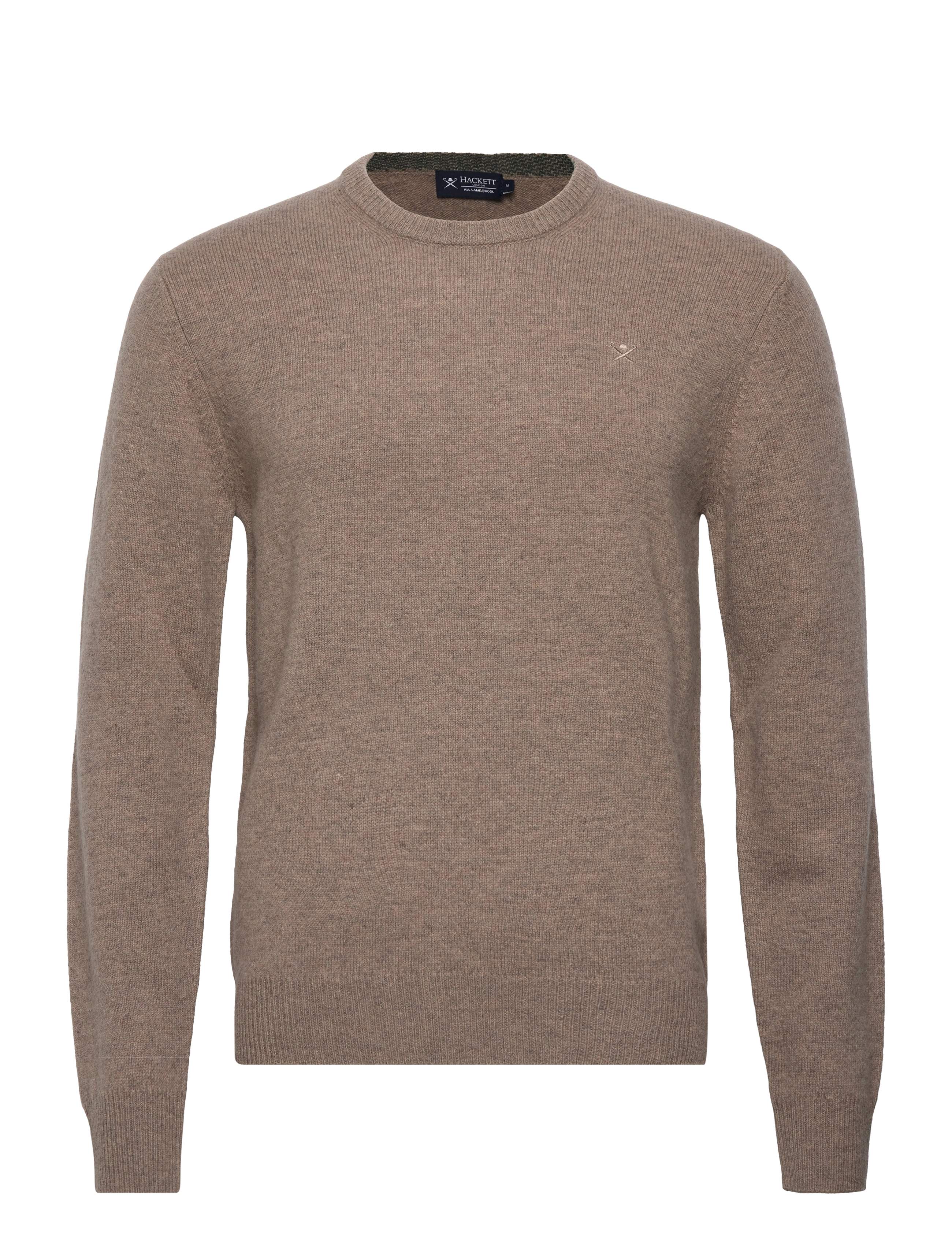 Hackett London - LAMBSWOOL CREW - desert taupe - 0