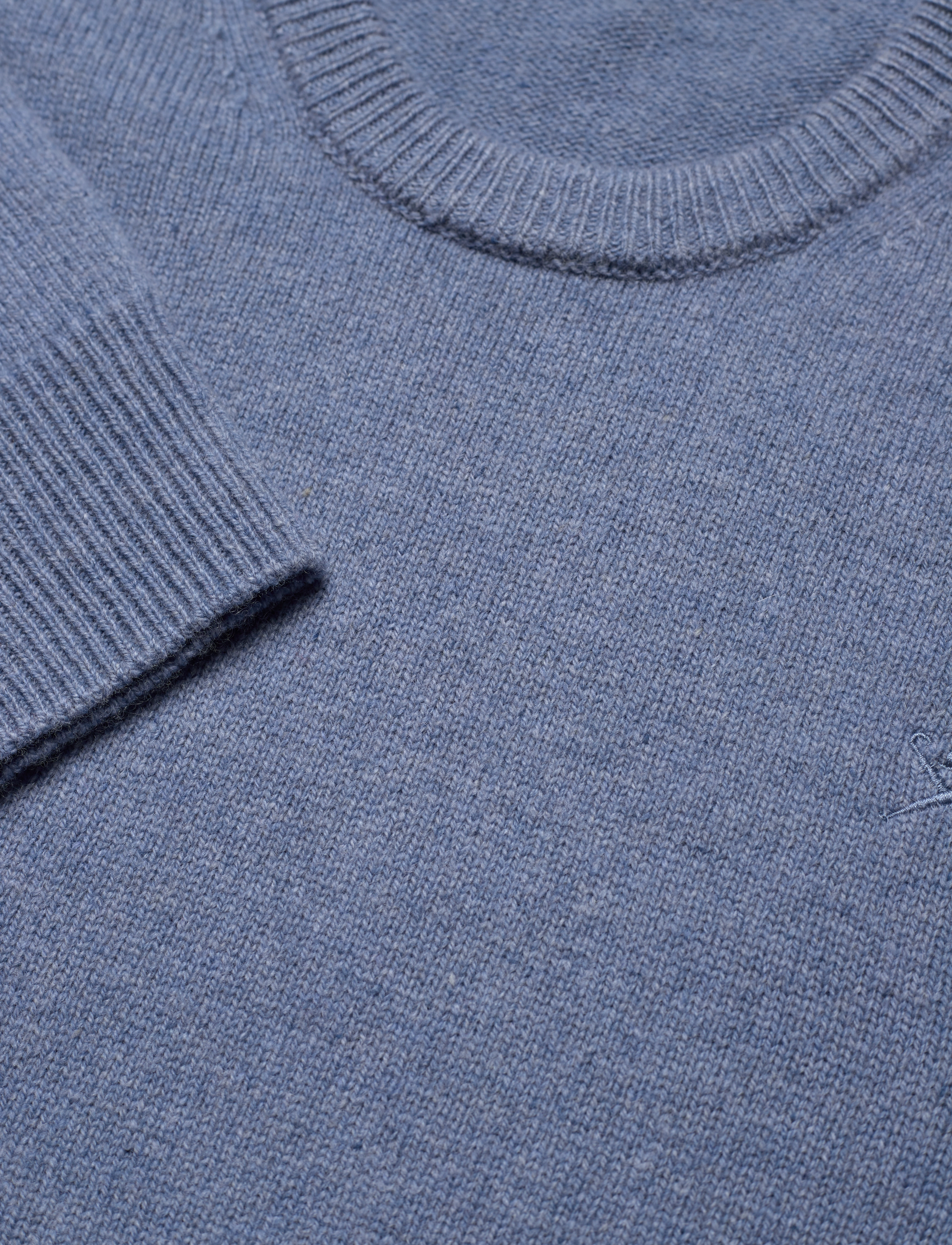Hackett London - LAMBSWOOL CREW - horizon blue - 2