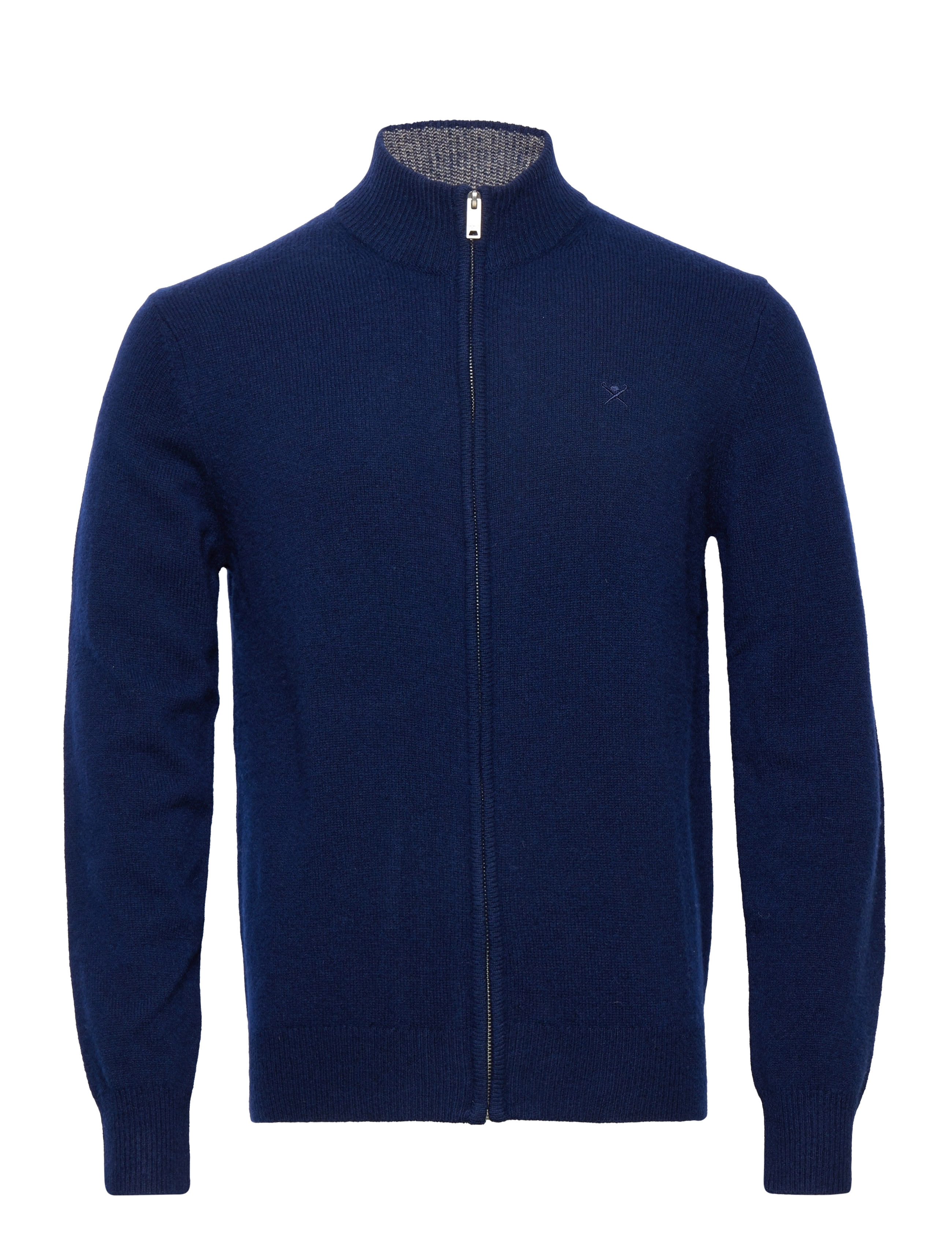 Hackett London - LAMBSWOOL FZIP - navy - 0