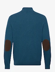 Hackett London - MERINO CASH MIX HZIP - basic knitwear - ensign blue - 1