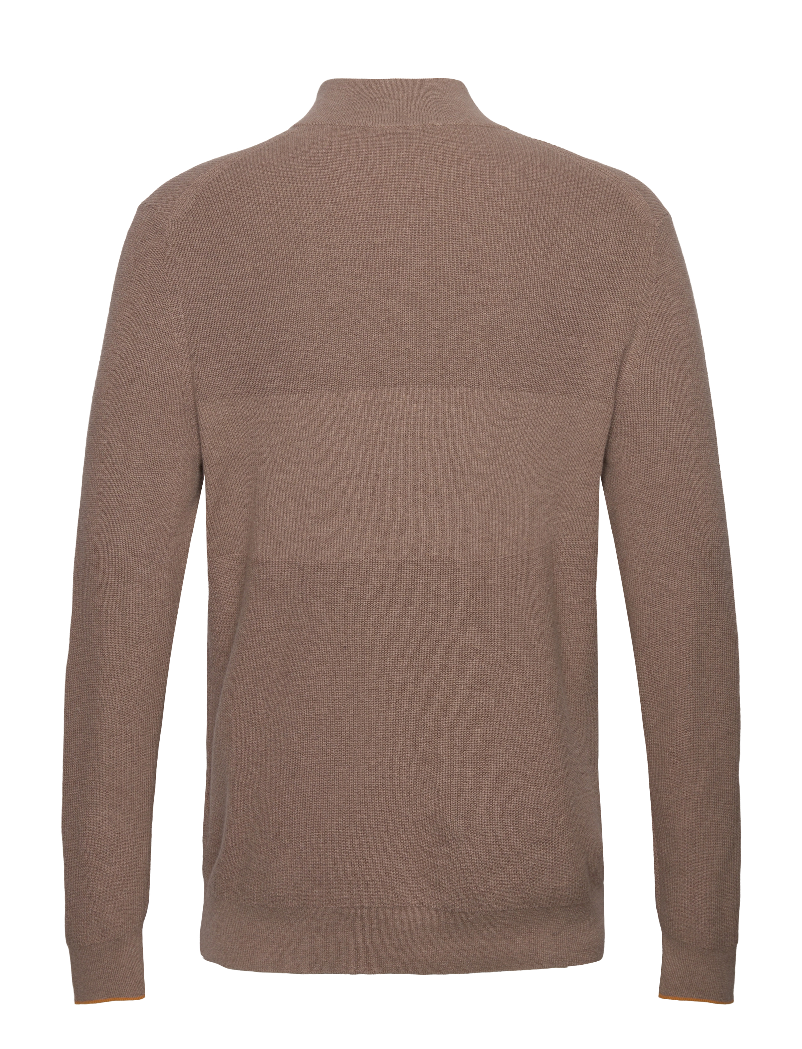 Hackett London - CONTRAST RIB HZIP - taupe - 1
