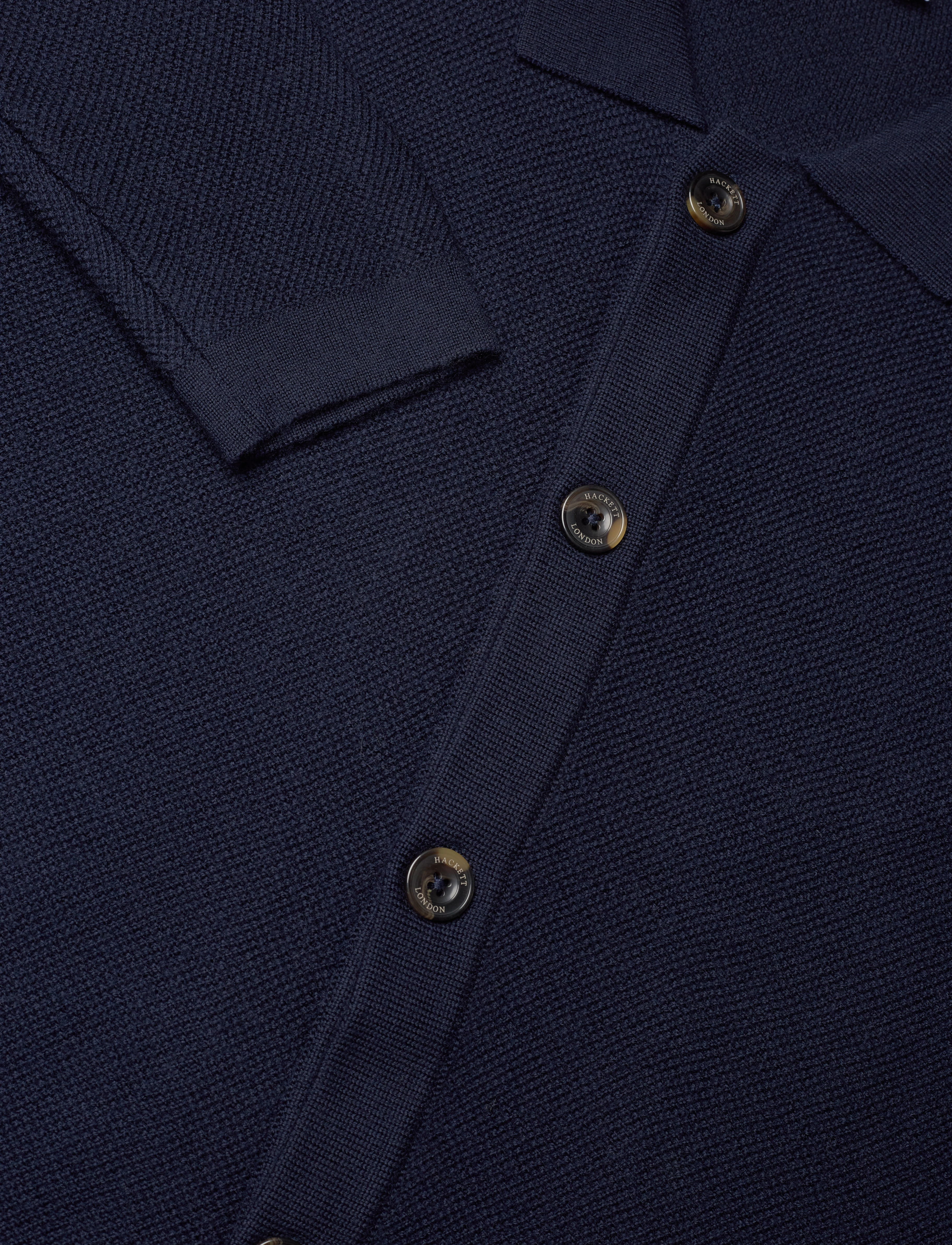 Hackett London - MERINO KNIT OVERSHIRT - navy - 2