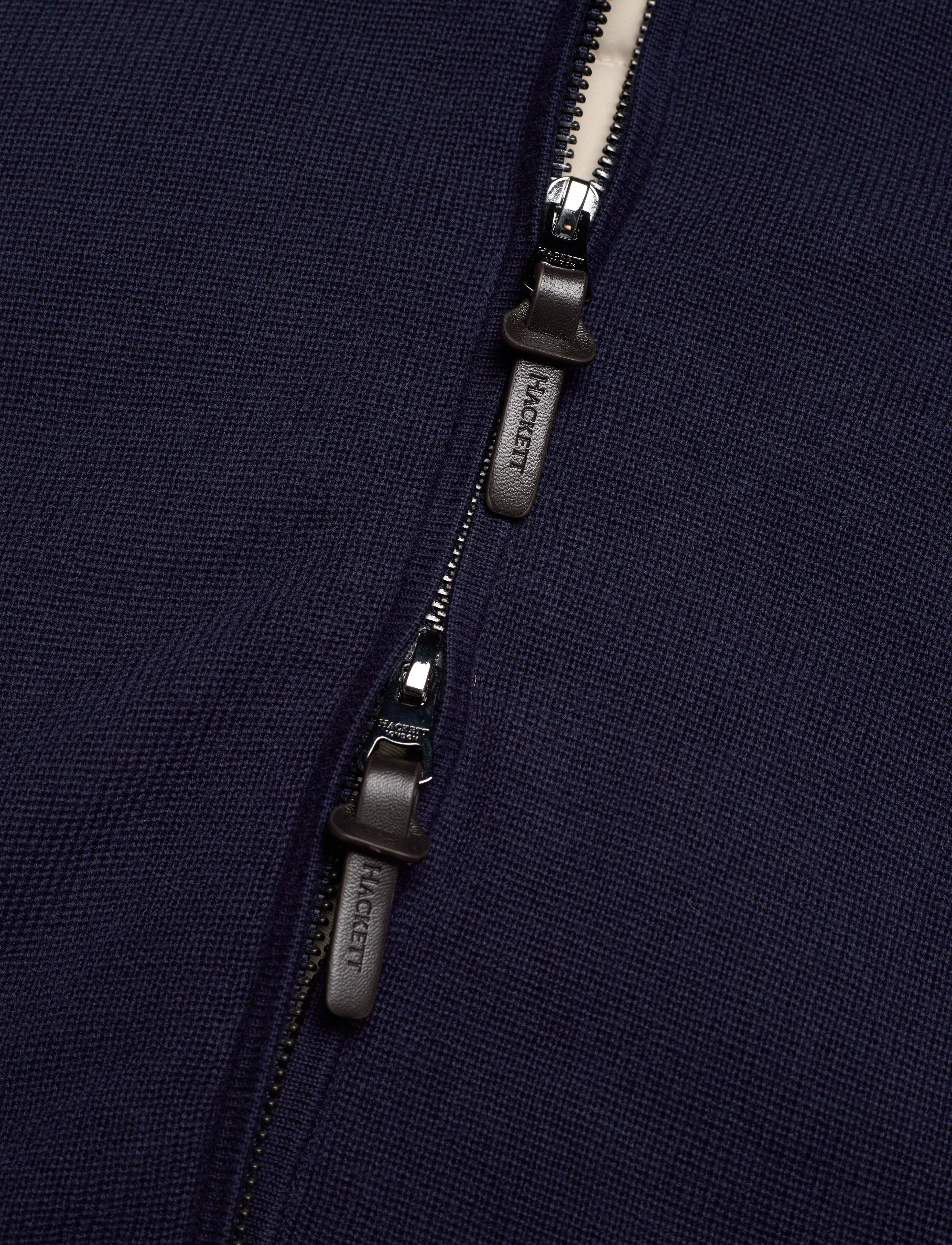 Hackett London - KNIT HYBRID GILET - navy - 3