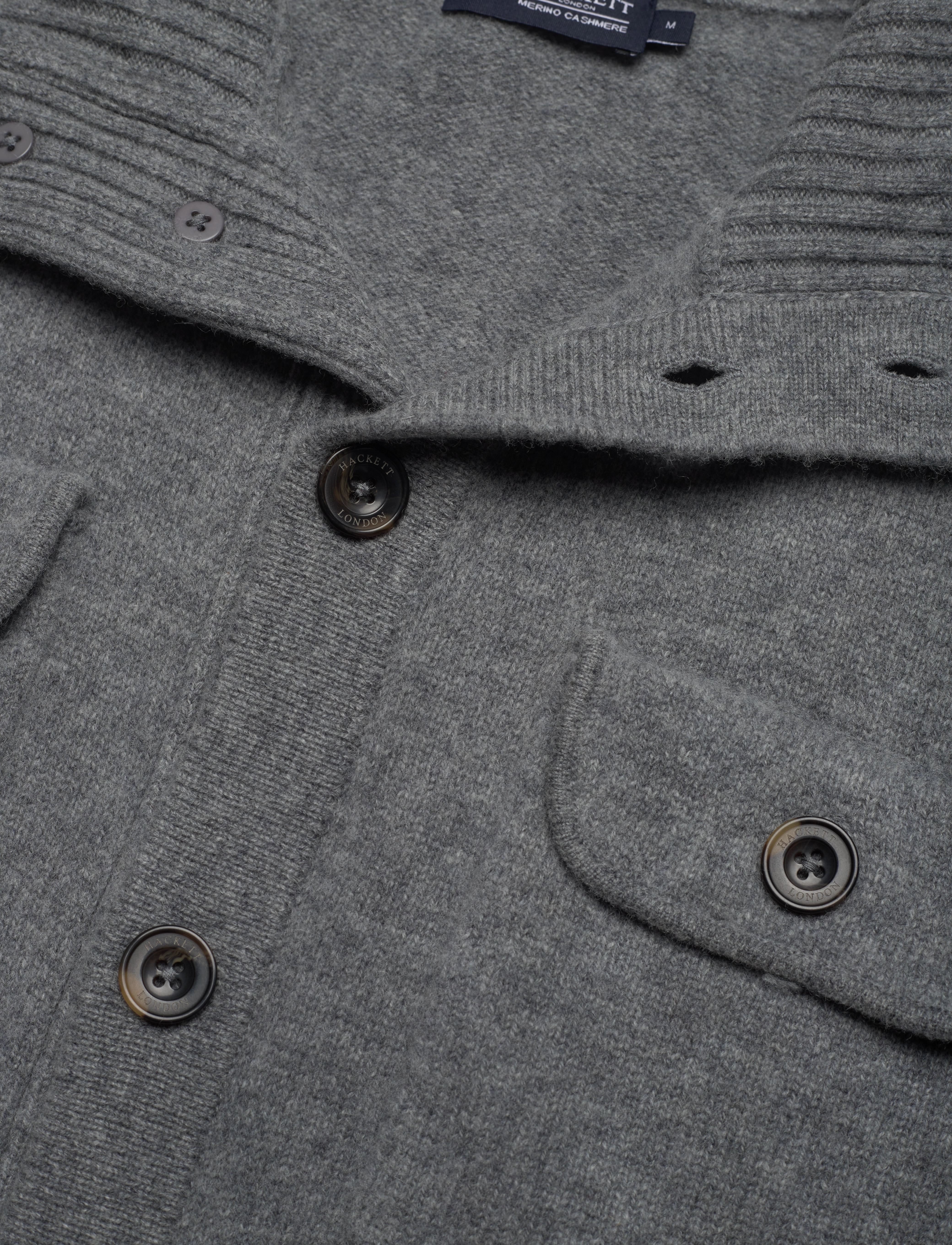 Hackett London - CHEST POCKET FBUTTON - flannel grey - 2