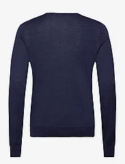 Hackett London - GMD MERINO SILK CREW - knitted round necks - navy blue - 1