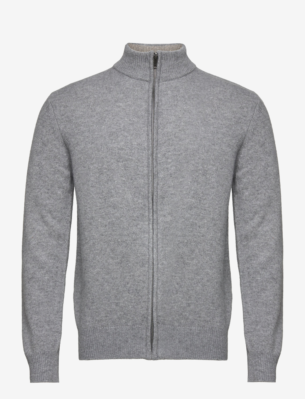 Hackett London - LAMBSWOOL FZIP - ash grey - 0
