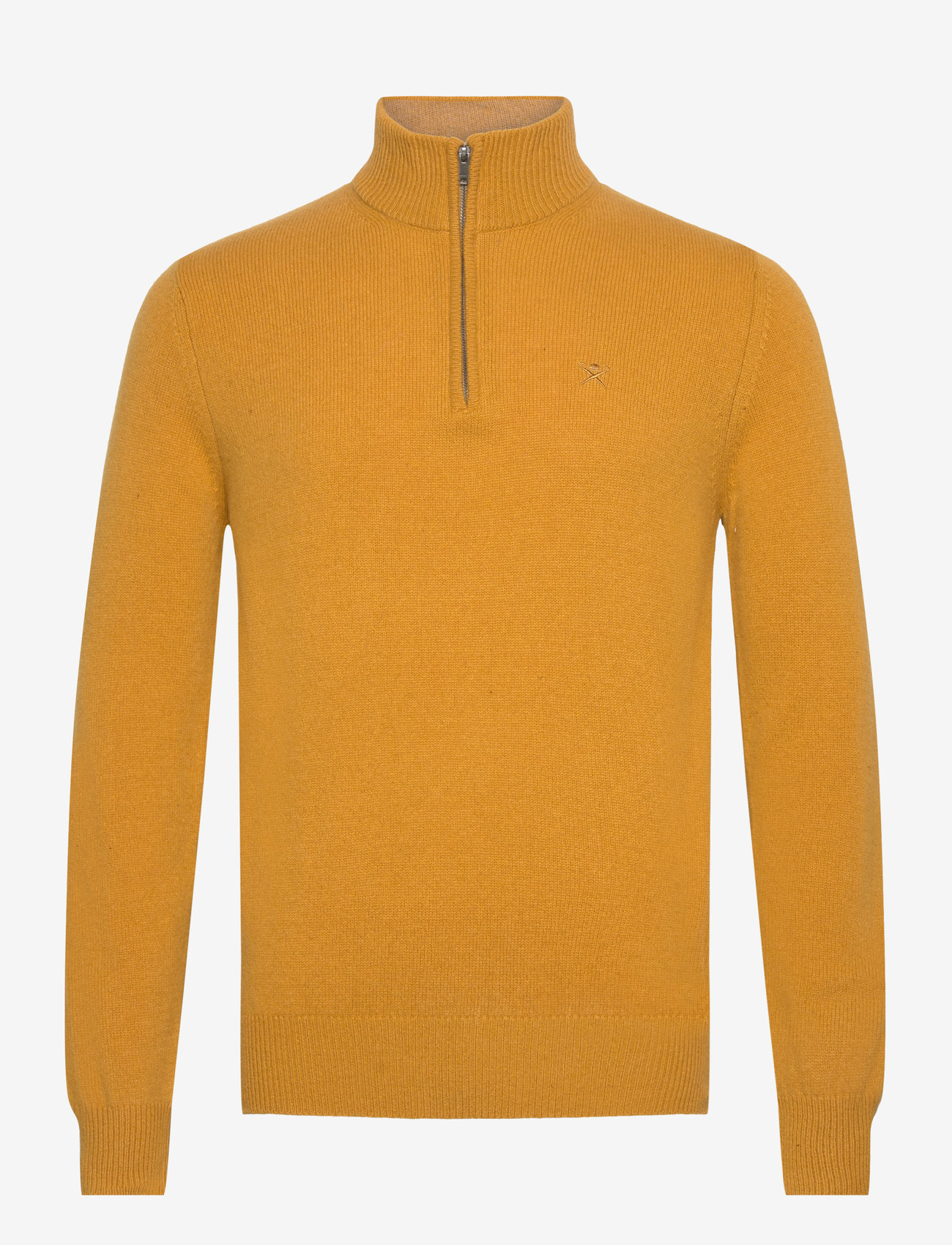 Hackett London - LAMBSWOOL HZIP - mustard brown - 0