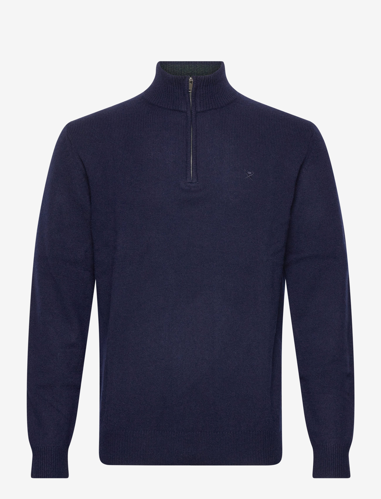 Hackett London - LAMBSWOOL HZIP - navy blue - 0