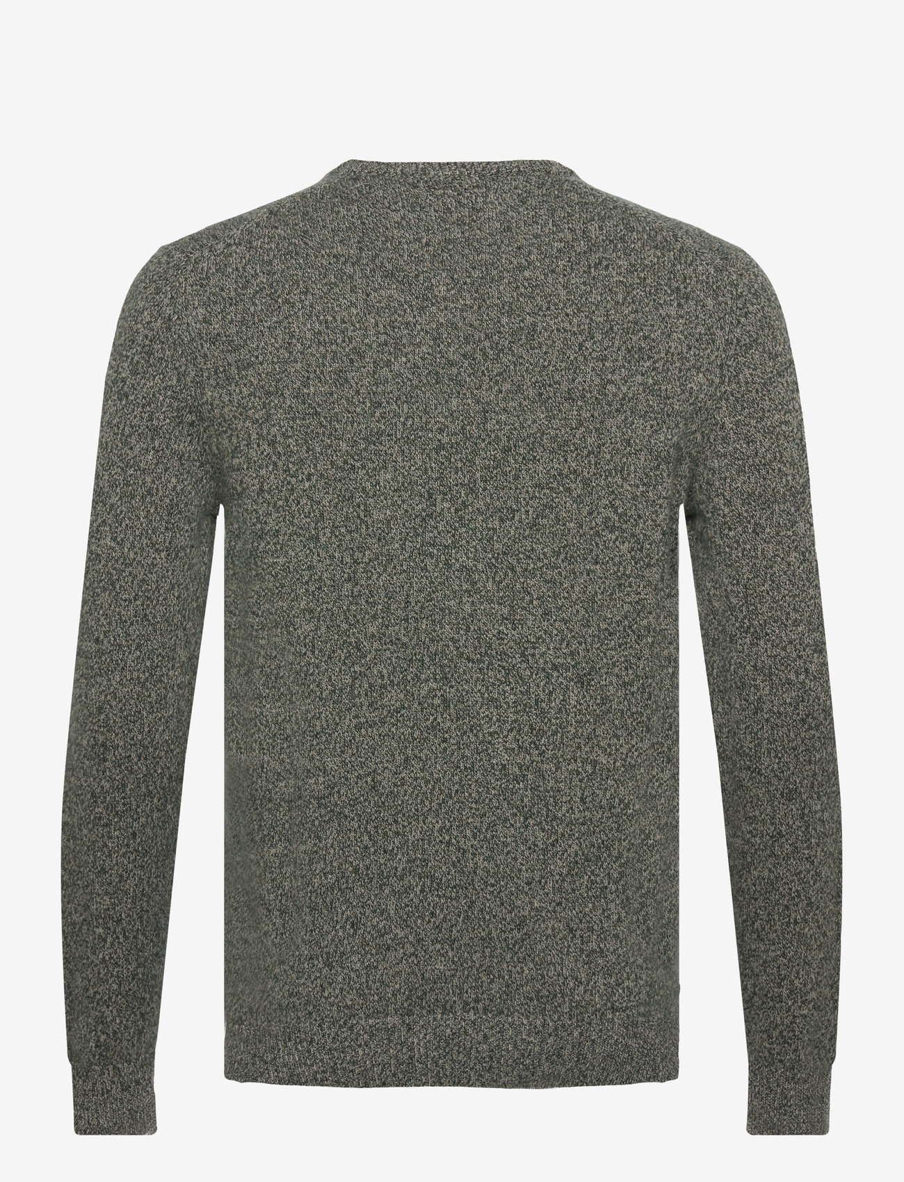 Hackett London - LW MOULINE CREW - green/taupe - 1