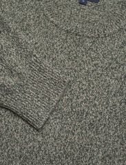 Hackett London - LW MOULINE CREW - megztinis su apvalios formos apykakle - green/taupe - 2