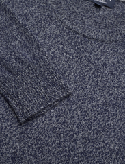 Hackett London - LW MOULINE CREW - megztinis su apvalios formos apykakle - navy/grey - 2