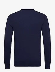 Hackett London - RIB KNIT CREW - knitted round necks - navy blue - 1