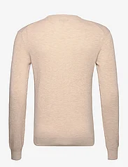 Hackett London - RIB KNIT CREW - knitted round necks - taupe beige - 1