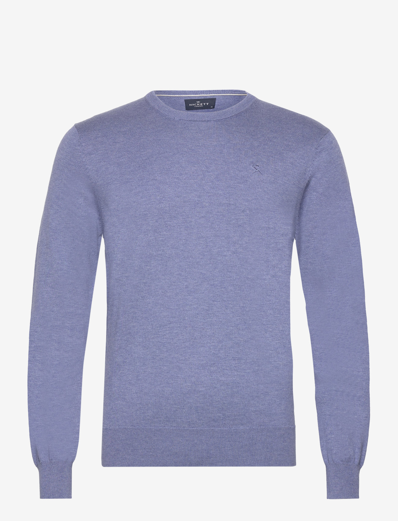 Hackett London - COTTON SILK CREW - chambray blue - 0