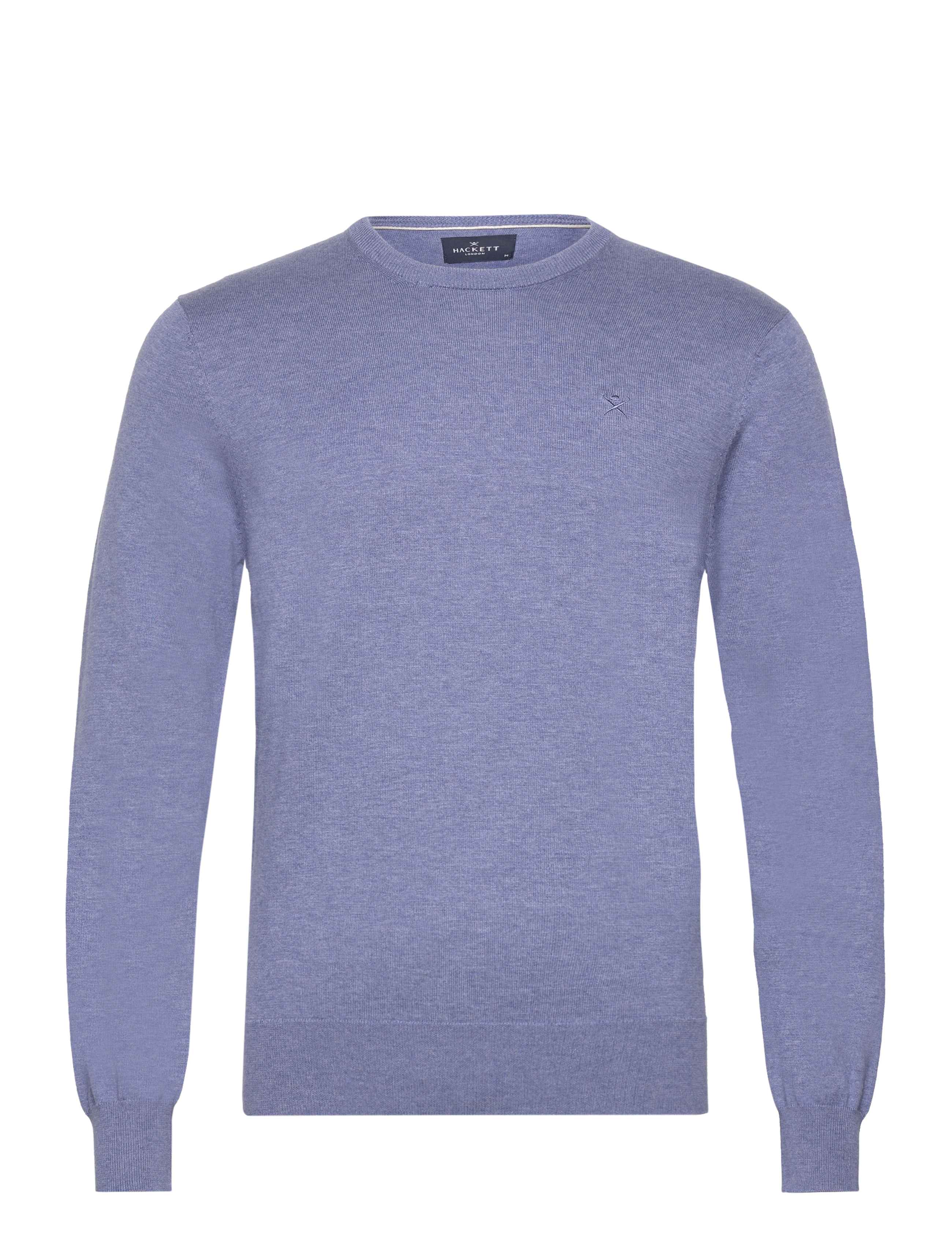 COTTON SILK CREW - CHAMBRAY BLUE