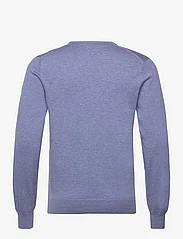 Hackett London - COTTON SILK CREW - knitted round necks - chambray blue - 1