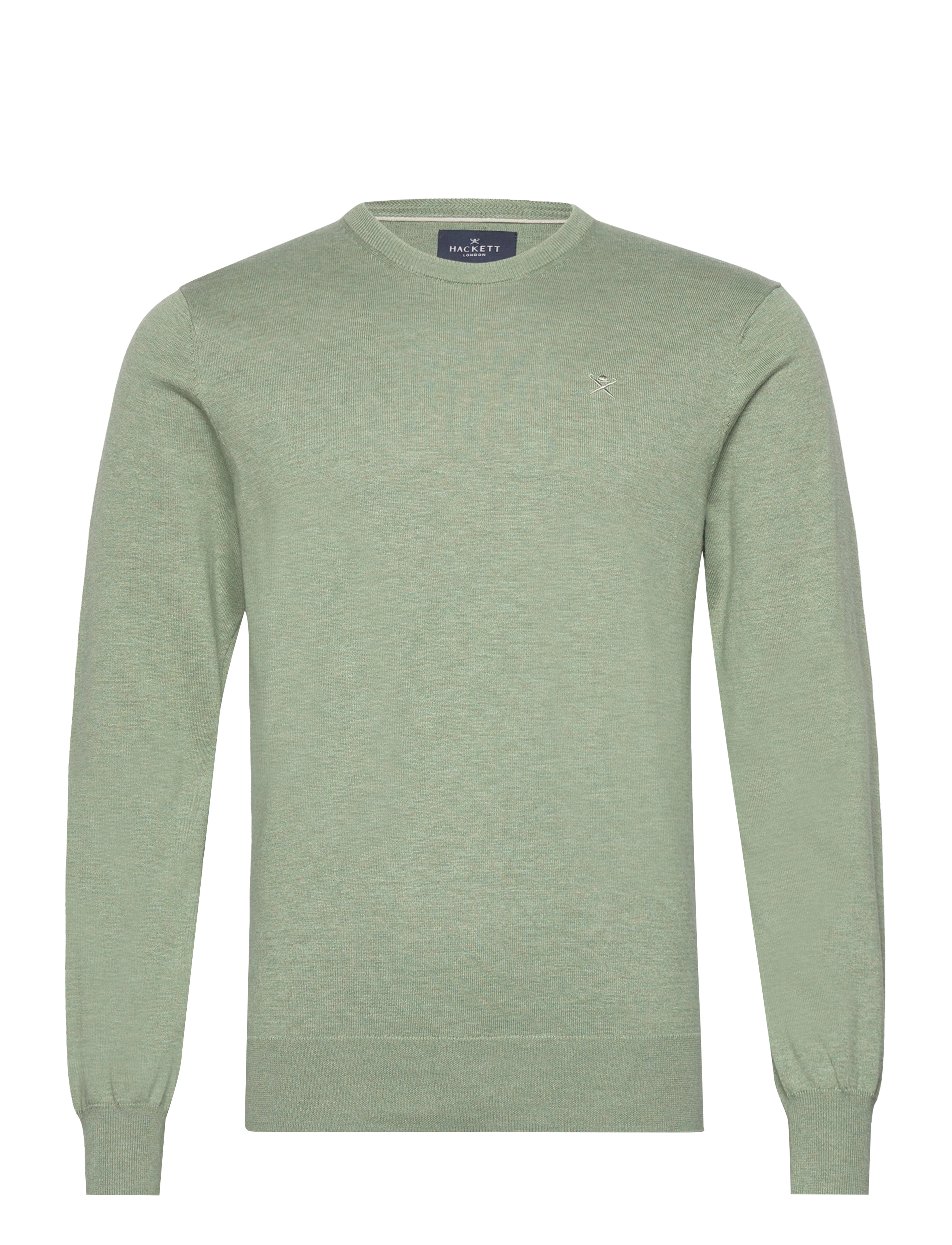 COTTON SILK CREW - SEA GREEN