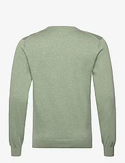 Hackett London - COTTON SILK CREW - knitted round necks - sea green - 1