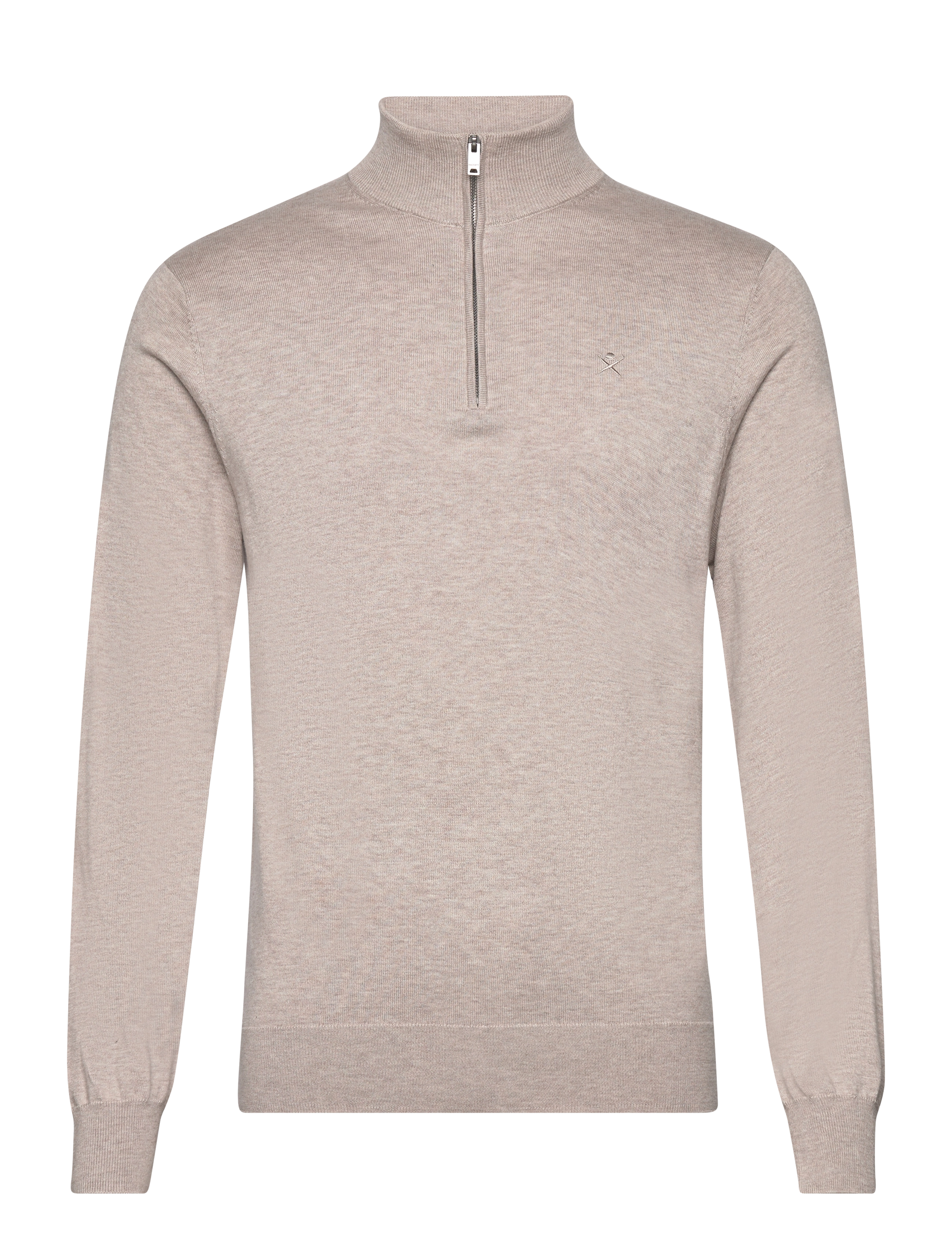 COTTON SILK HZIP - TAUPE BEIGE