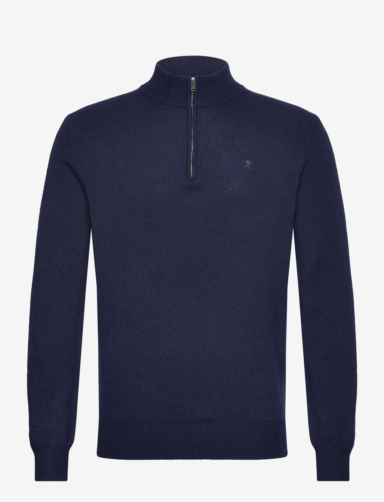 Hackett London - LAMBSWOOL HZIP - midnight blue - 0