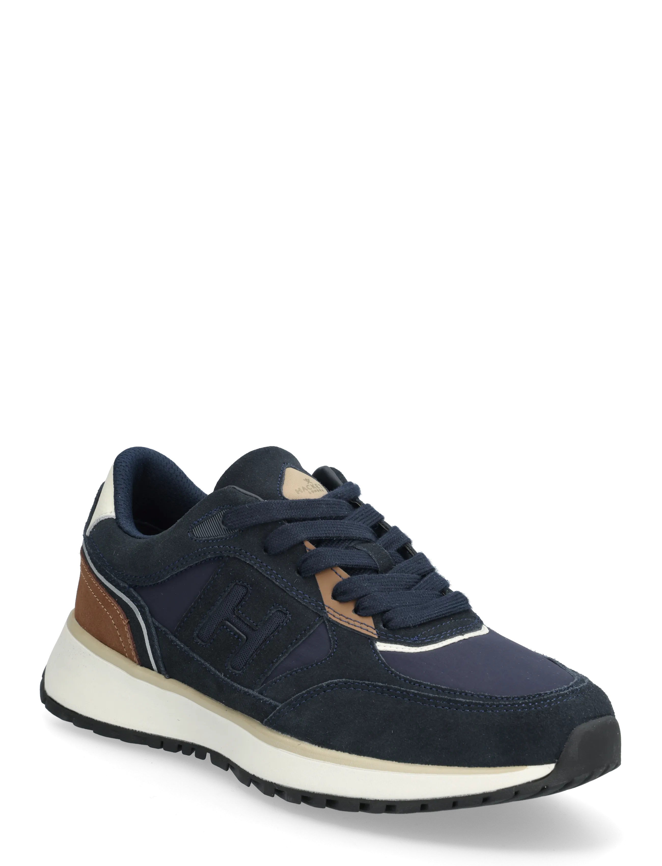 Hackett London Otto Run, 45, Navy, Sneakers > Sneakers Med Lav Top, Herre