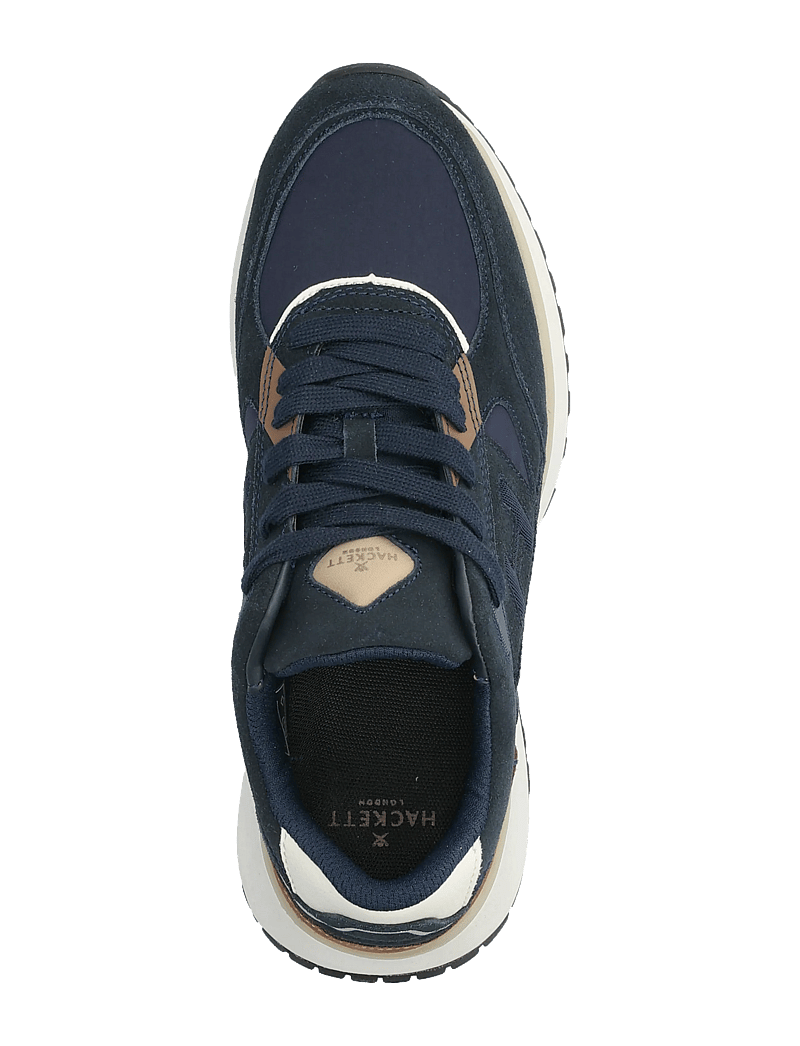 Hackett London - OTTO RUN - baskets basses - navy - 3
