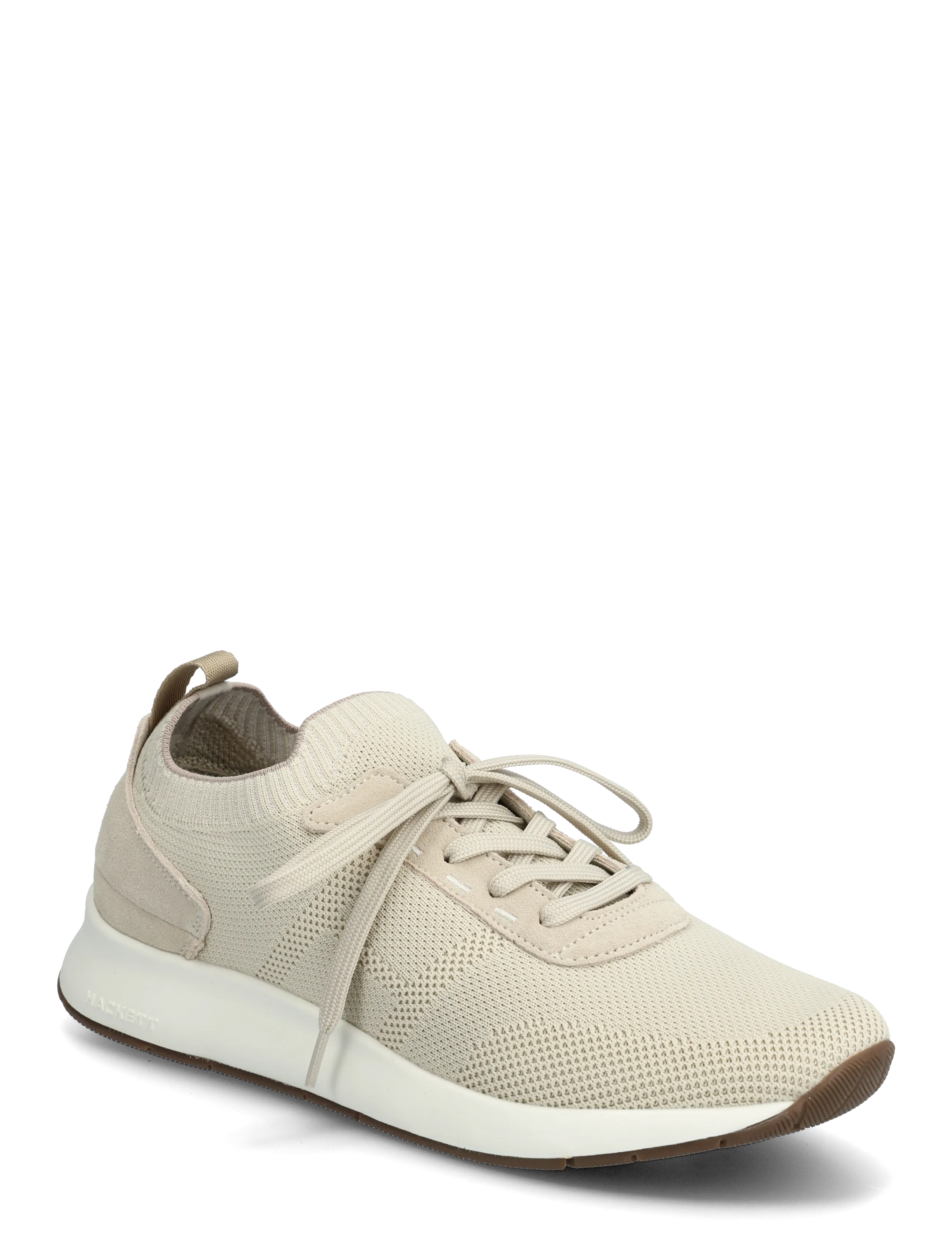 Hackett London H-Runner Knit, Mænd, Strikket Løbesko, Cream, Str: 40