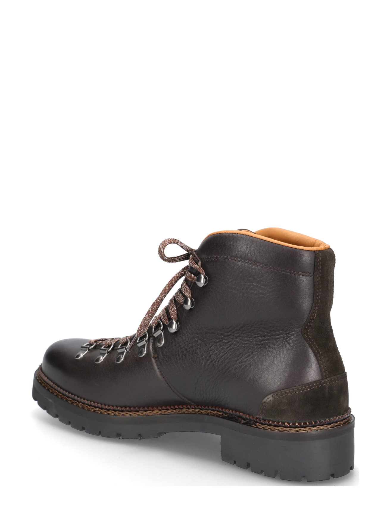 Hackett London - VERBIER HIKER - laced boots - ebony brown - 1