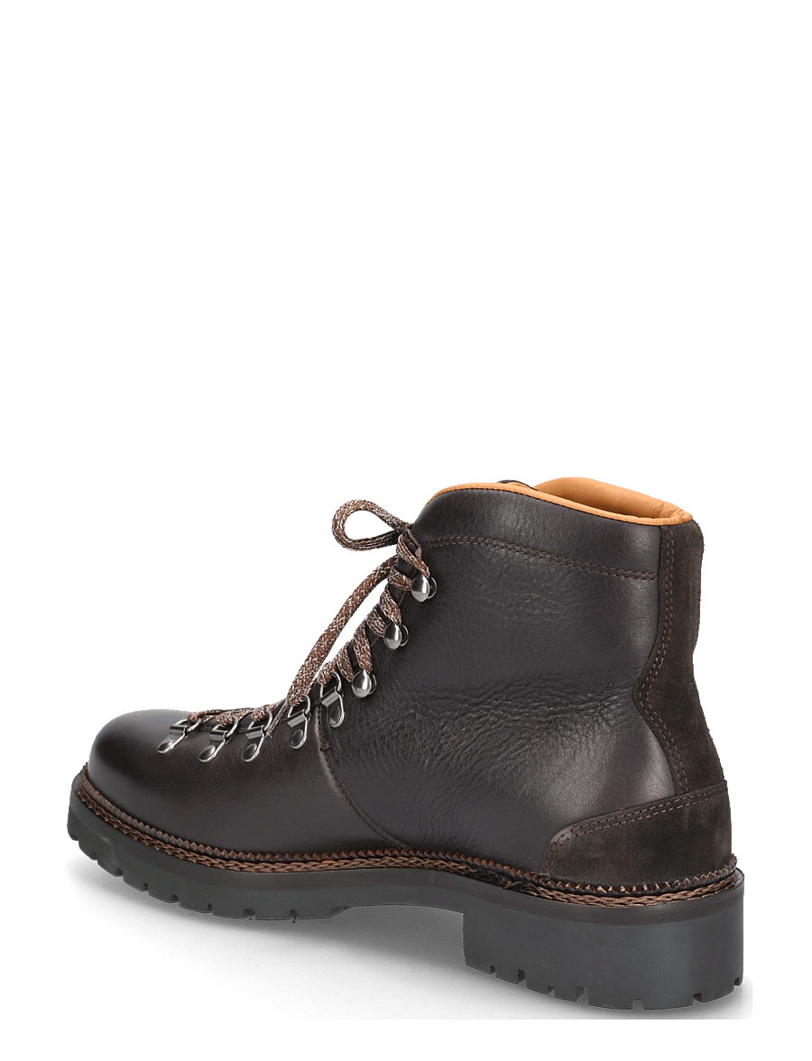 Hackett London - VERBIER HIKER - laced boots - ebony brown - 1