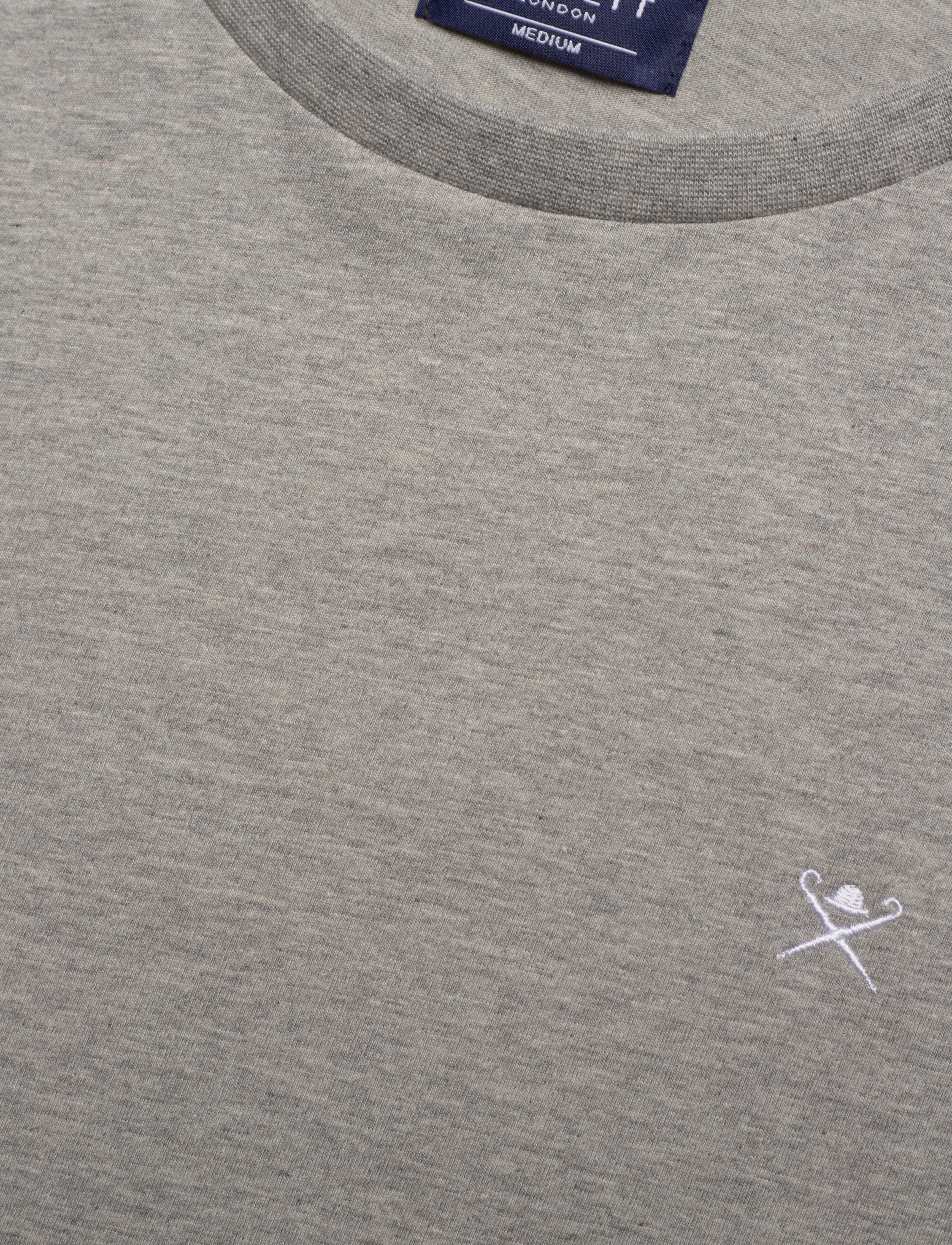 Hackett London - CLASSIC SS TSHIRT - marl grey - 2