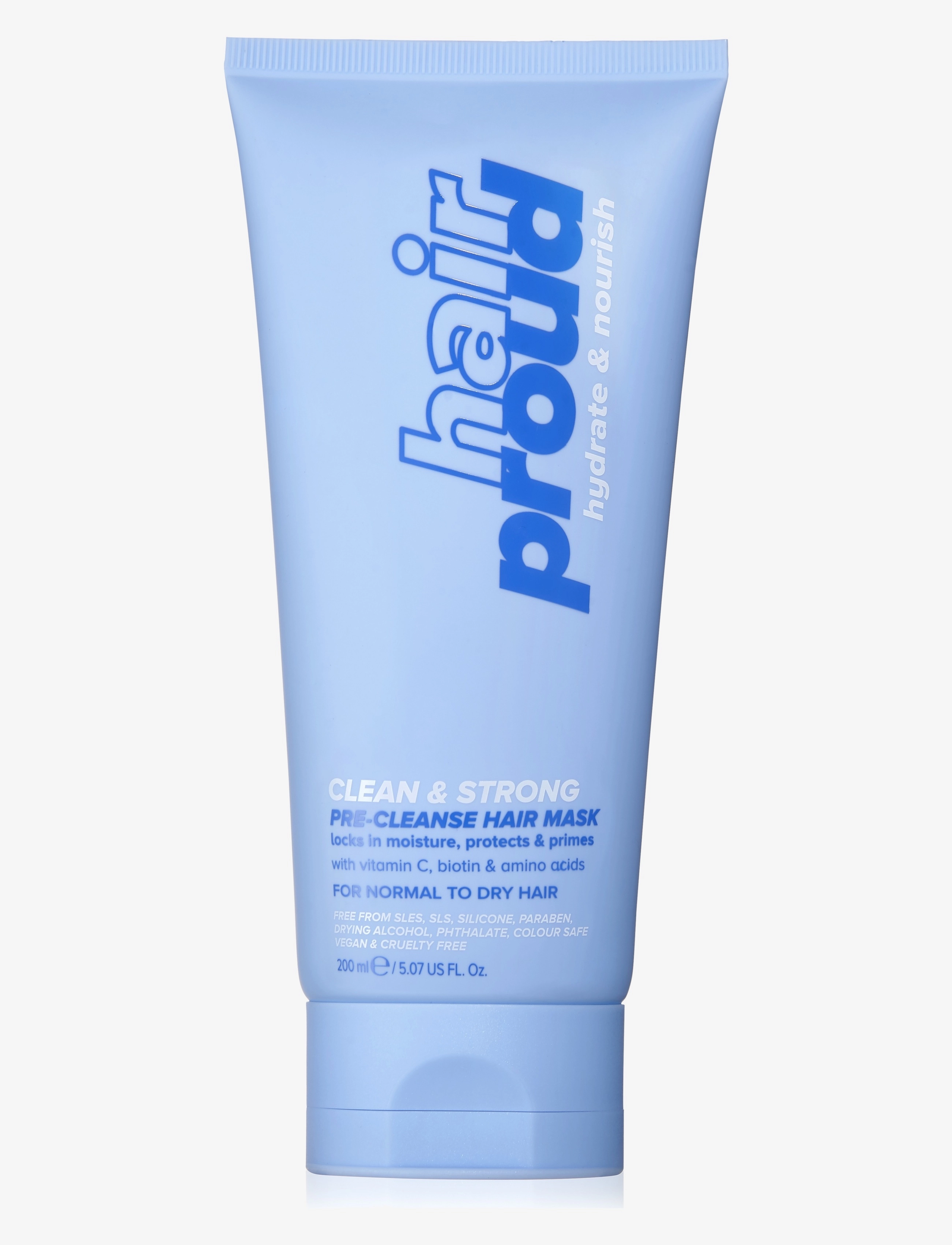Hair Proud Clean & strong -pre-wash hair mask 200 ml - Hårprodukter - CLEAR / undefined