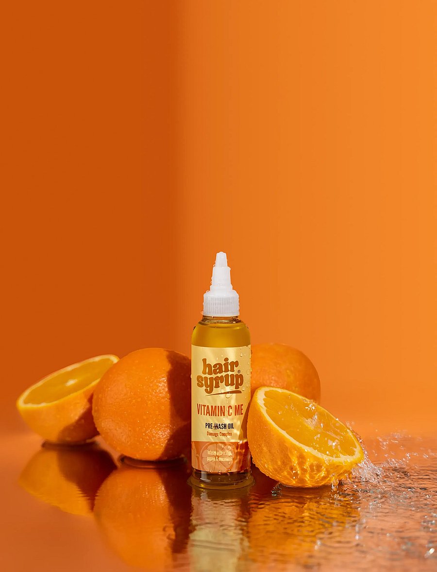 Hair Syrup - Hair-Syrup Pre-Wash Hair Oil Vitamin-c-me - juukseõli - orange - 0