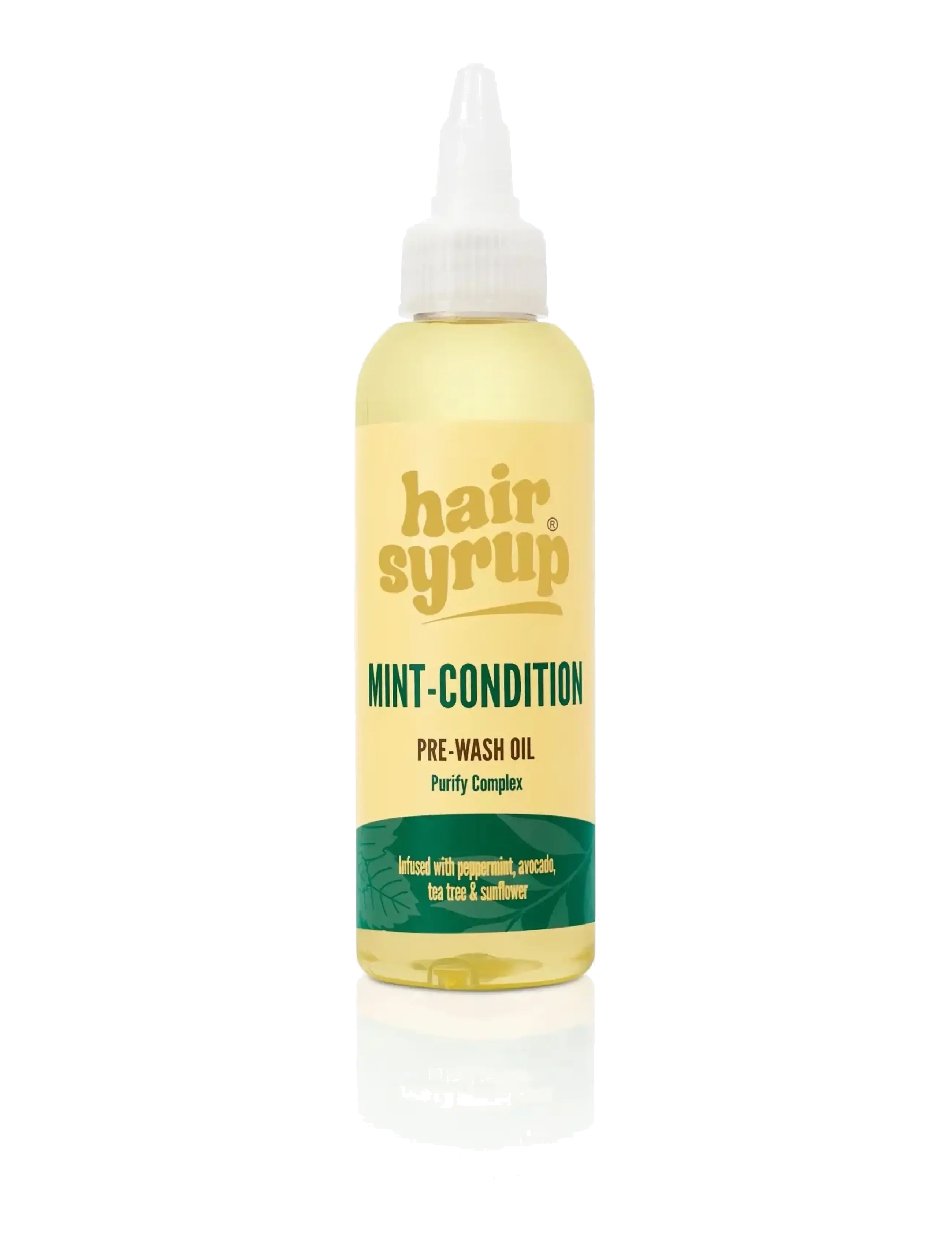 Hair Syrup Hair-Syrup Pre-Wash Hair Oil Mint-condition - Hårprodukter - DARK GREEN / clear