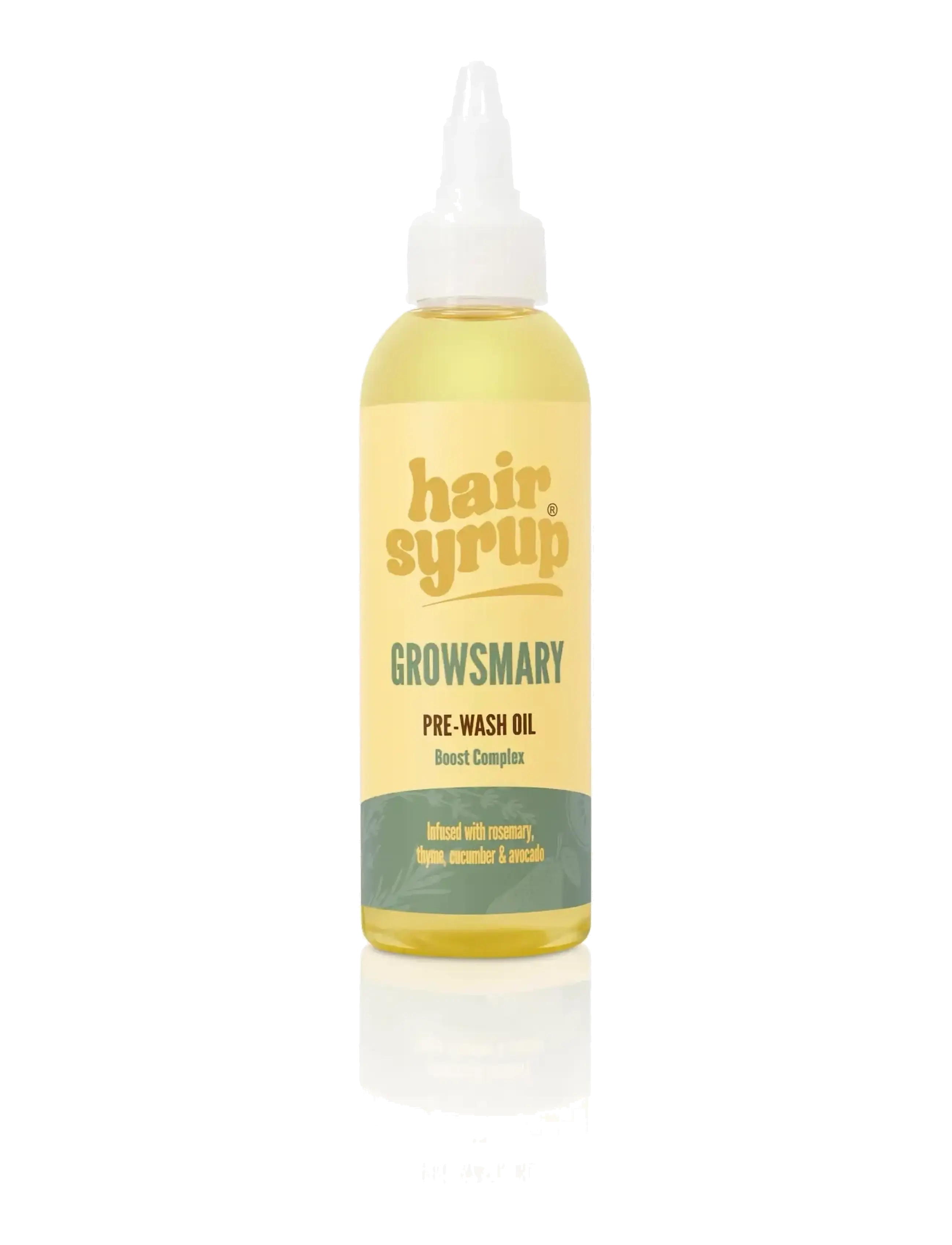 Hair Syrup Hair Syrup Pre-Wash Hair Oil Grows-Mary - Hårprodukter - DUSTY GREEN / clear
