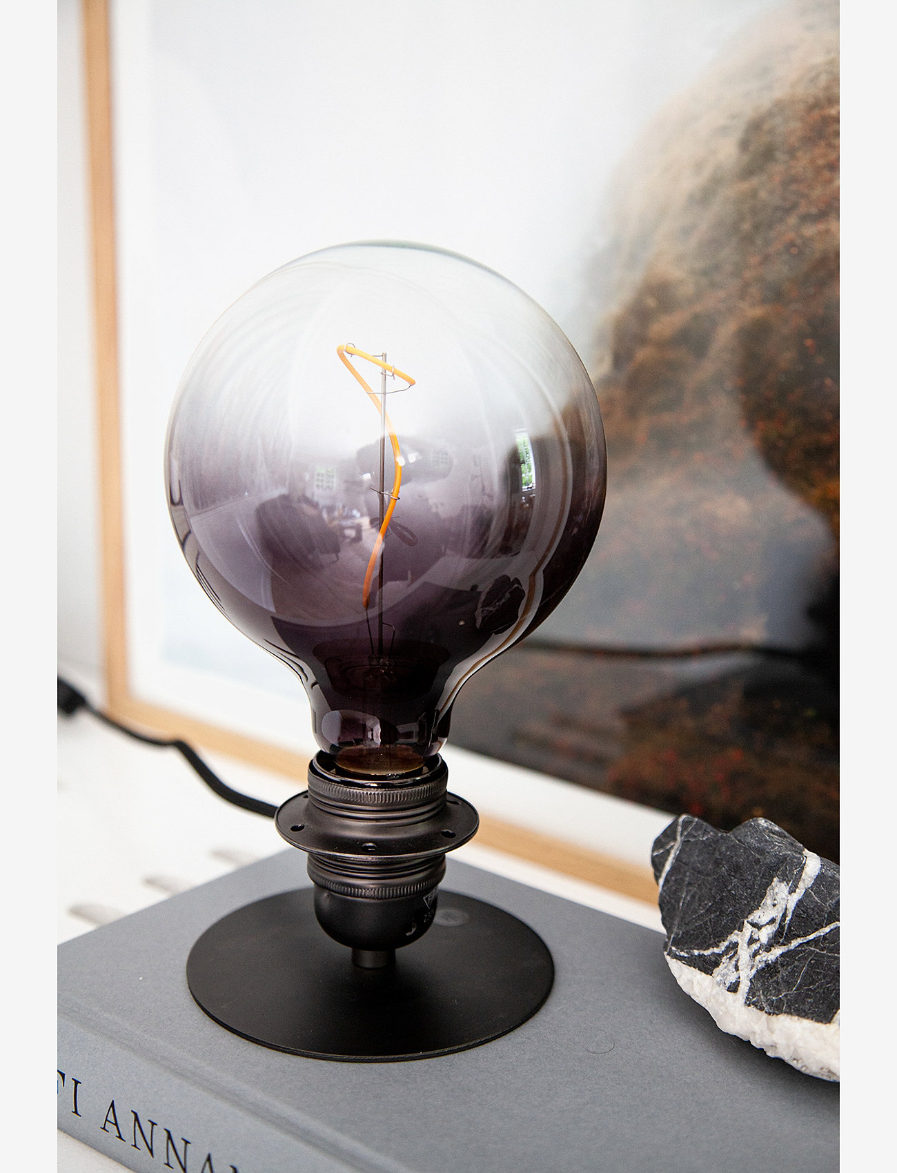 Halo Design - COMBI Table-/Wall lamp - gun black - 1