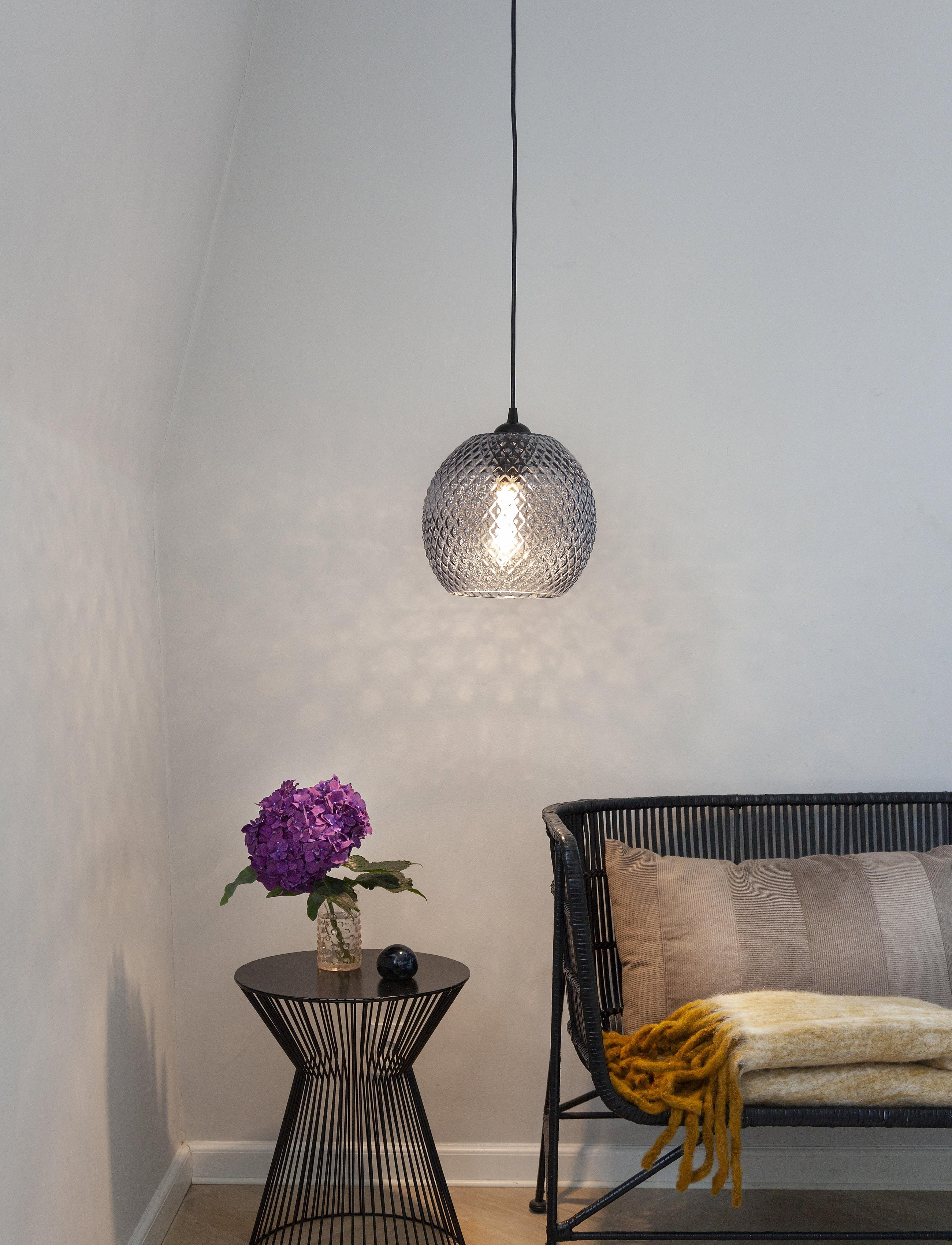 Halo Design Nobb, One Size, Ceiling Lamps, Schwarz - Pendant Homeware