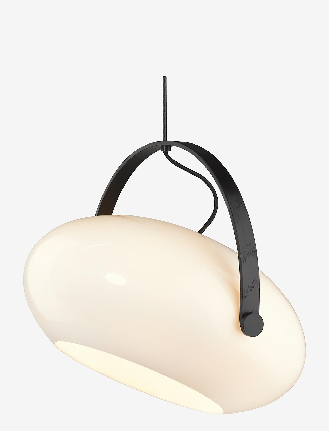 Halo Design - D.C - hanglampen - opalic, black - 0