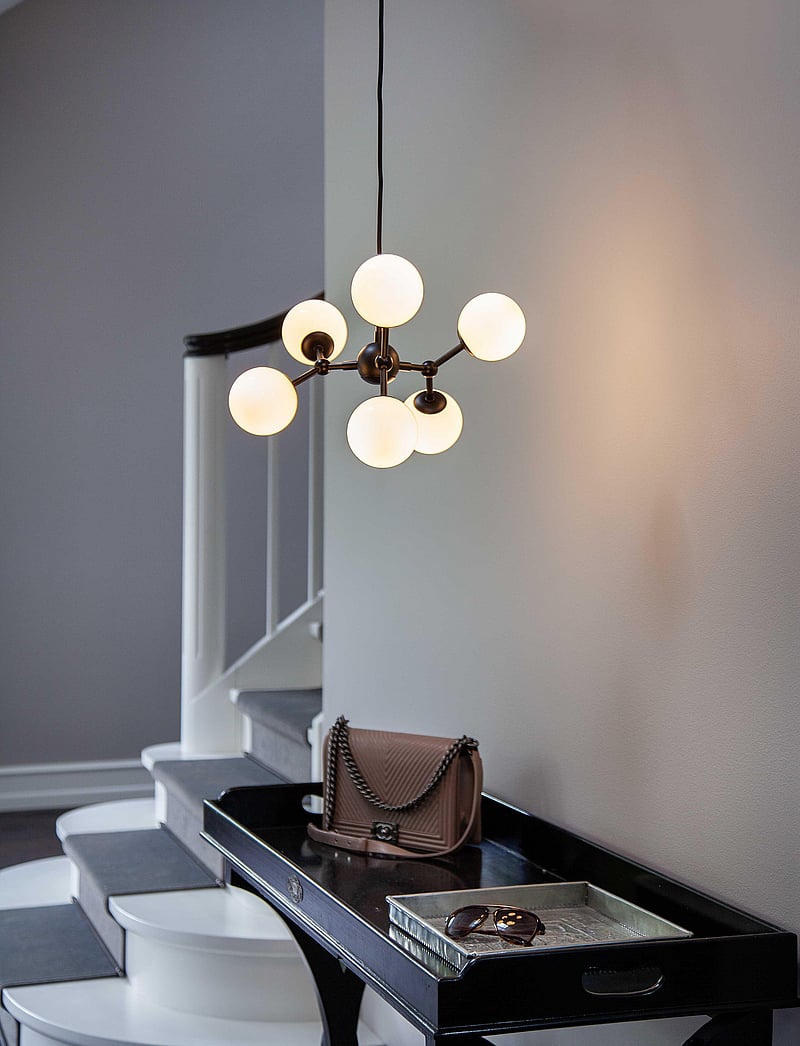 Halo Design - ATOM - pendellampen - opal, black - 1