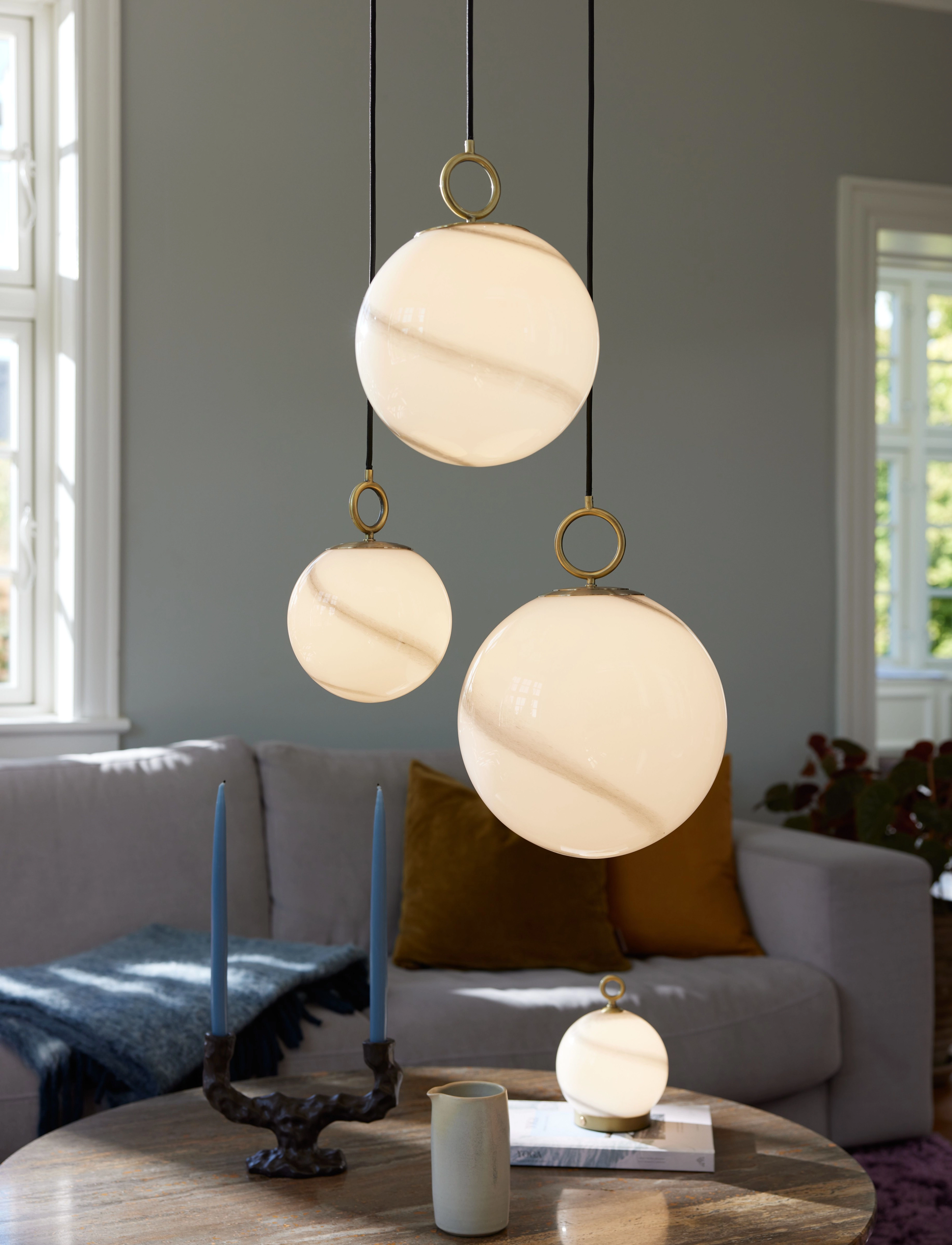 Halo Design Stockholm, Ø30, Ceiling Lamps, Grau - Pendant Homeware