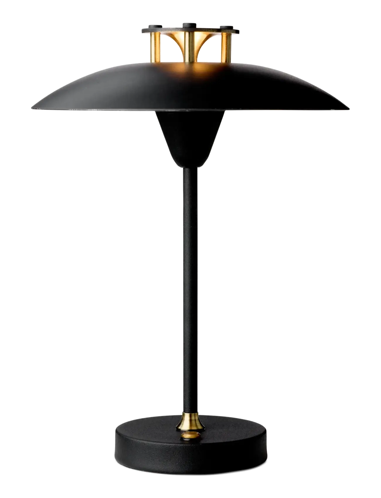 Halo Design Mini Stepp 1-2-3 Portable Table Lamp, H:23 cm, Black, Lamper > Bordlamper, Unisex